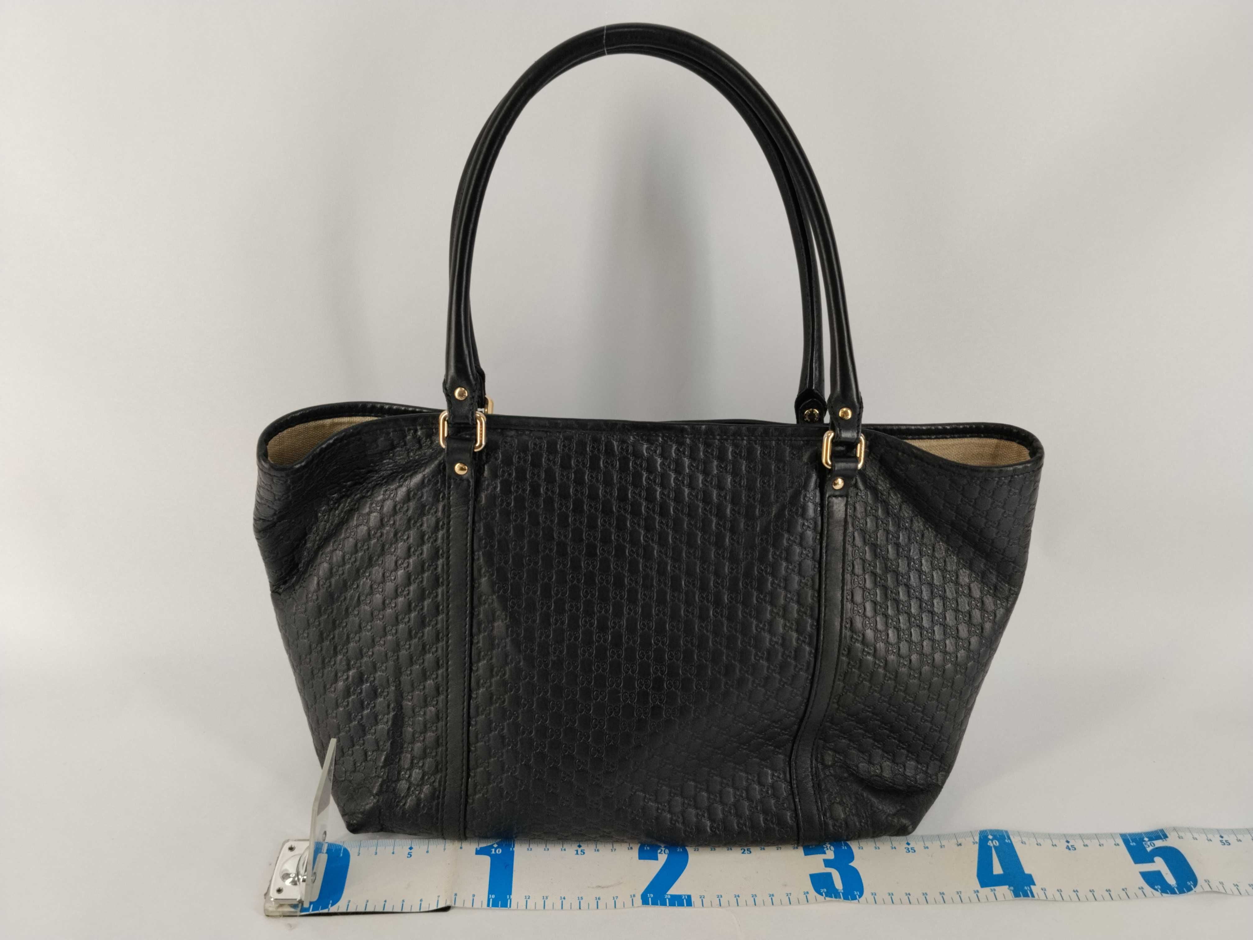 Guccissima Tote Bag, Black, 449647 Tote Bag — view 2