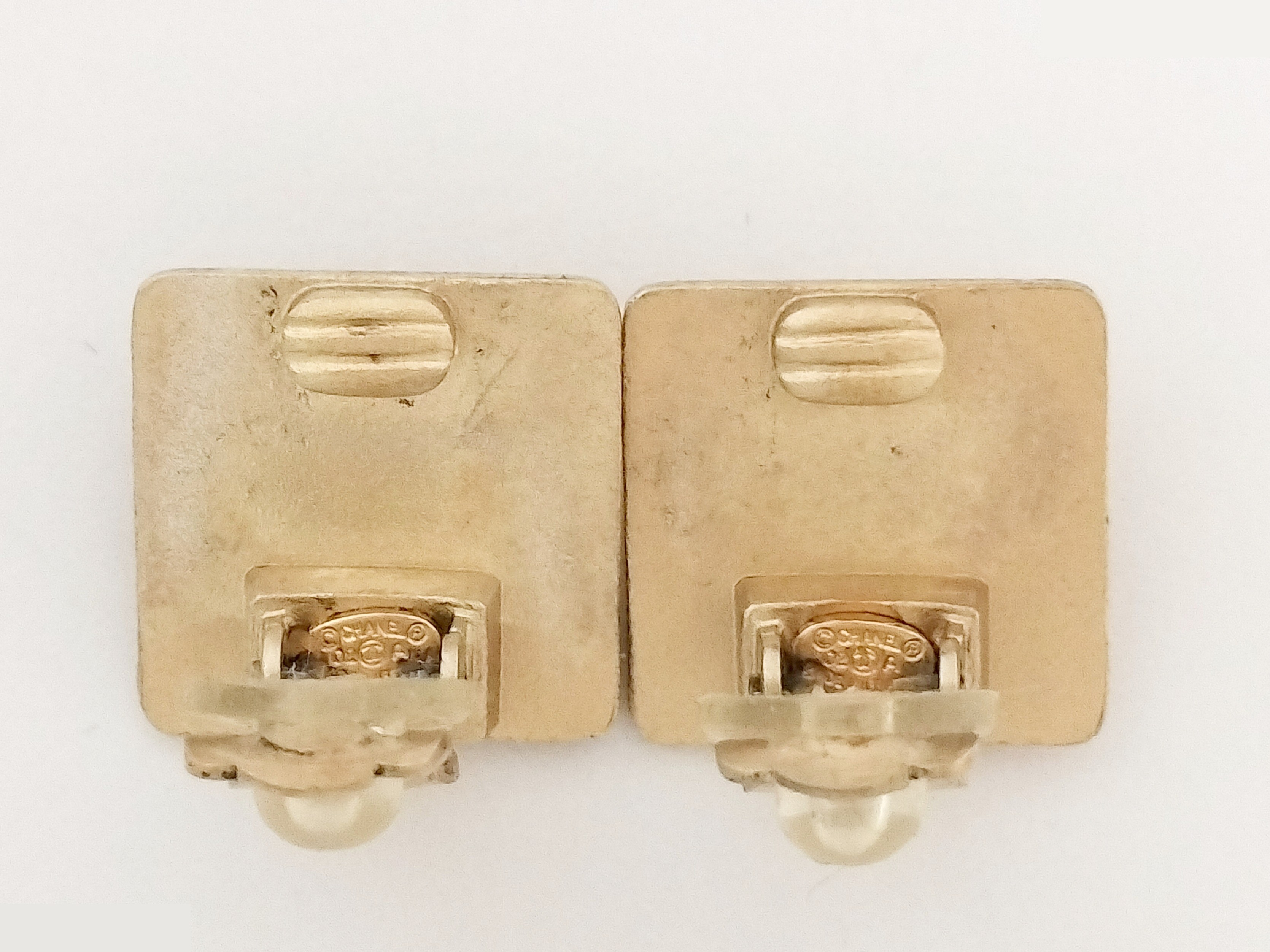 Coco Turnlock Gold Earrings — view 2