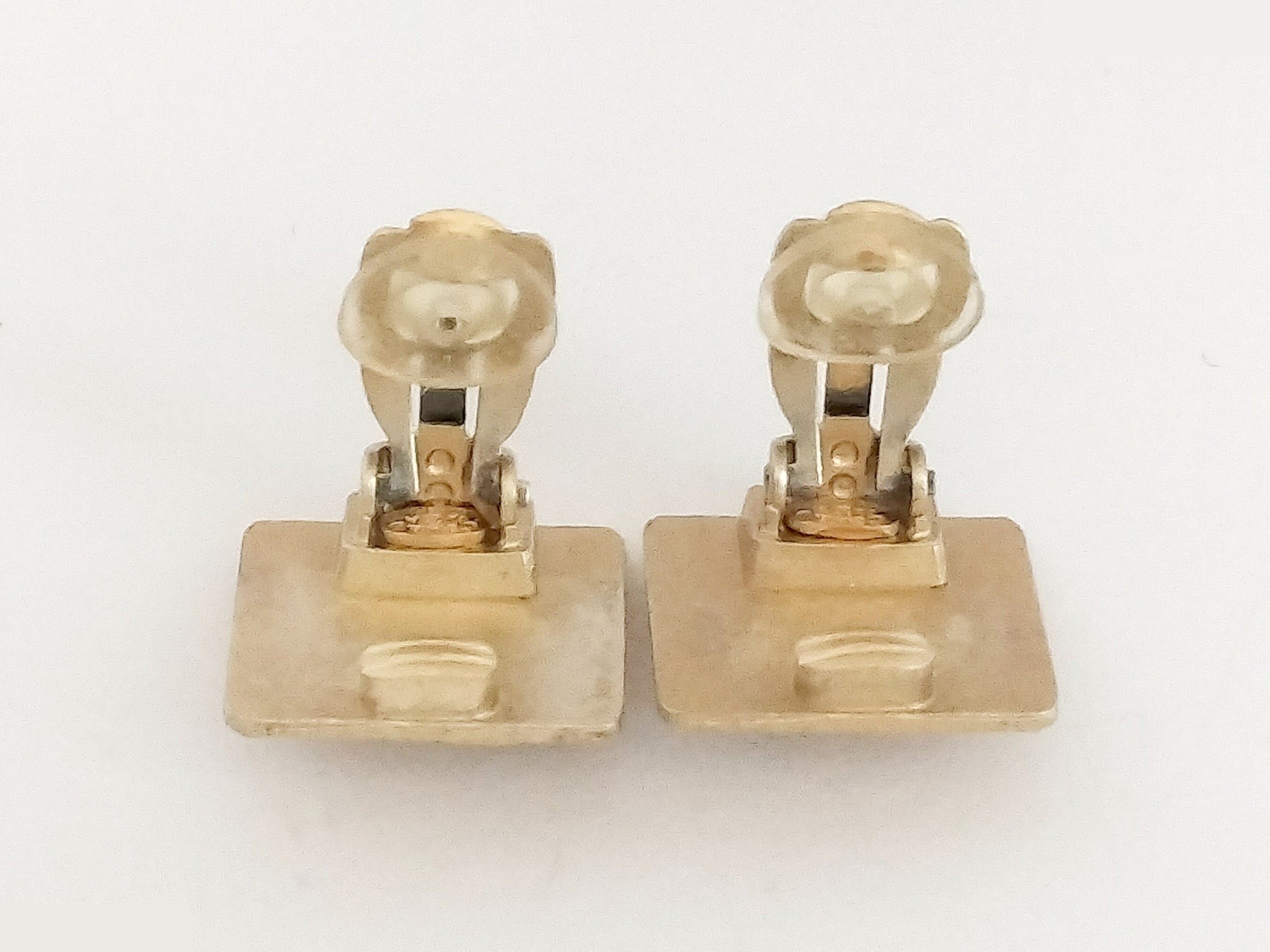 Coco Turnlock Gold Earrings — view 4