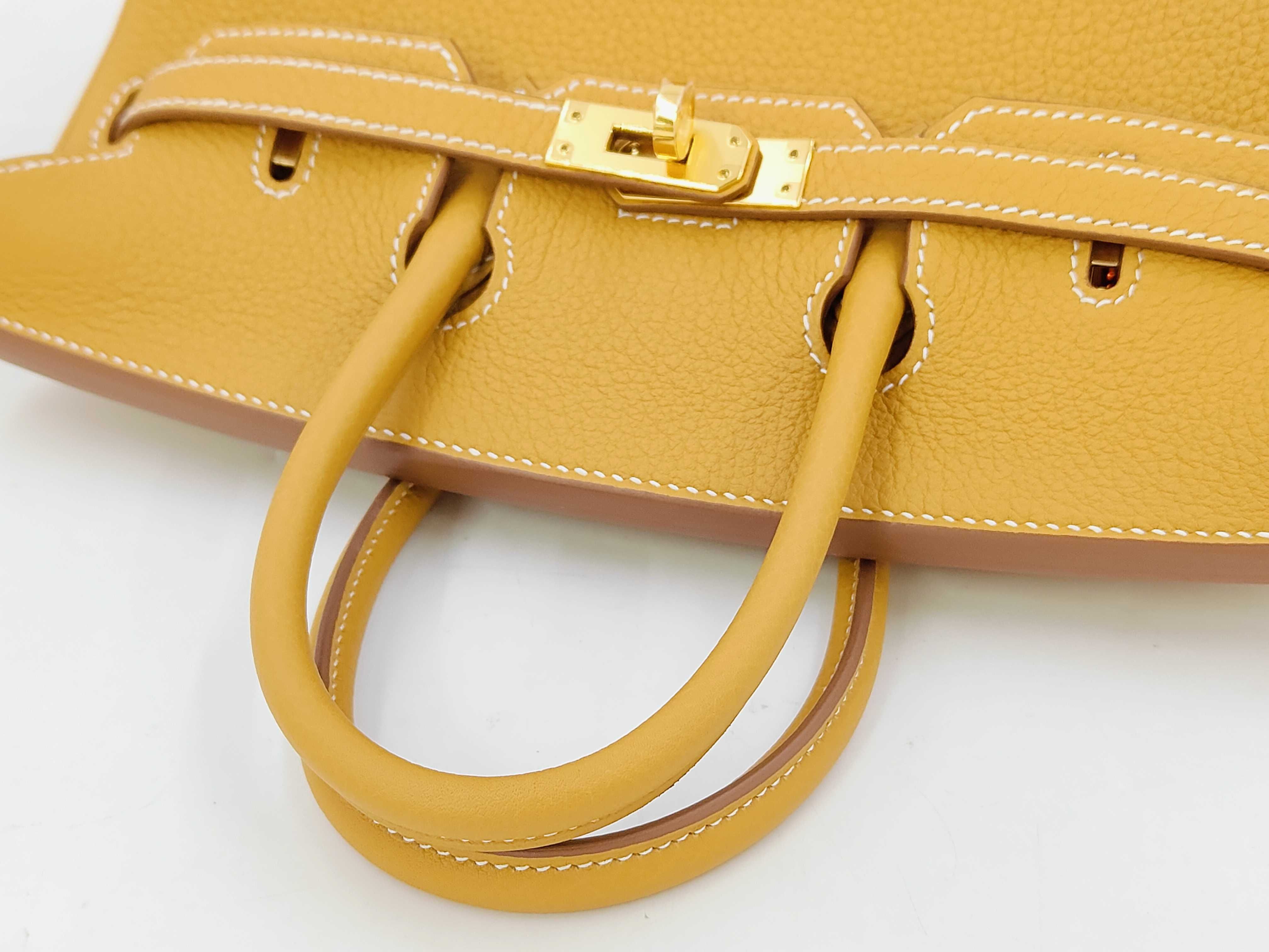 Birkin 25 Natural Sable Togo Leather, Gold Hardware, K Stamp Handbag — view 3