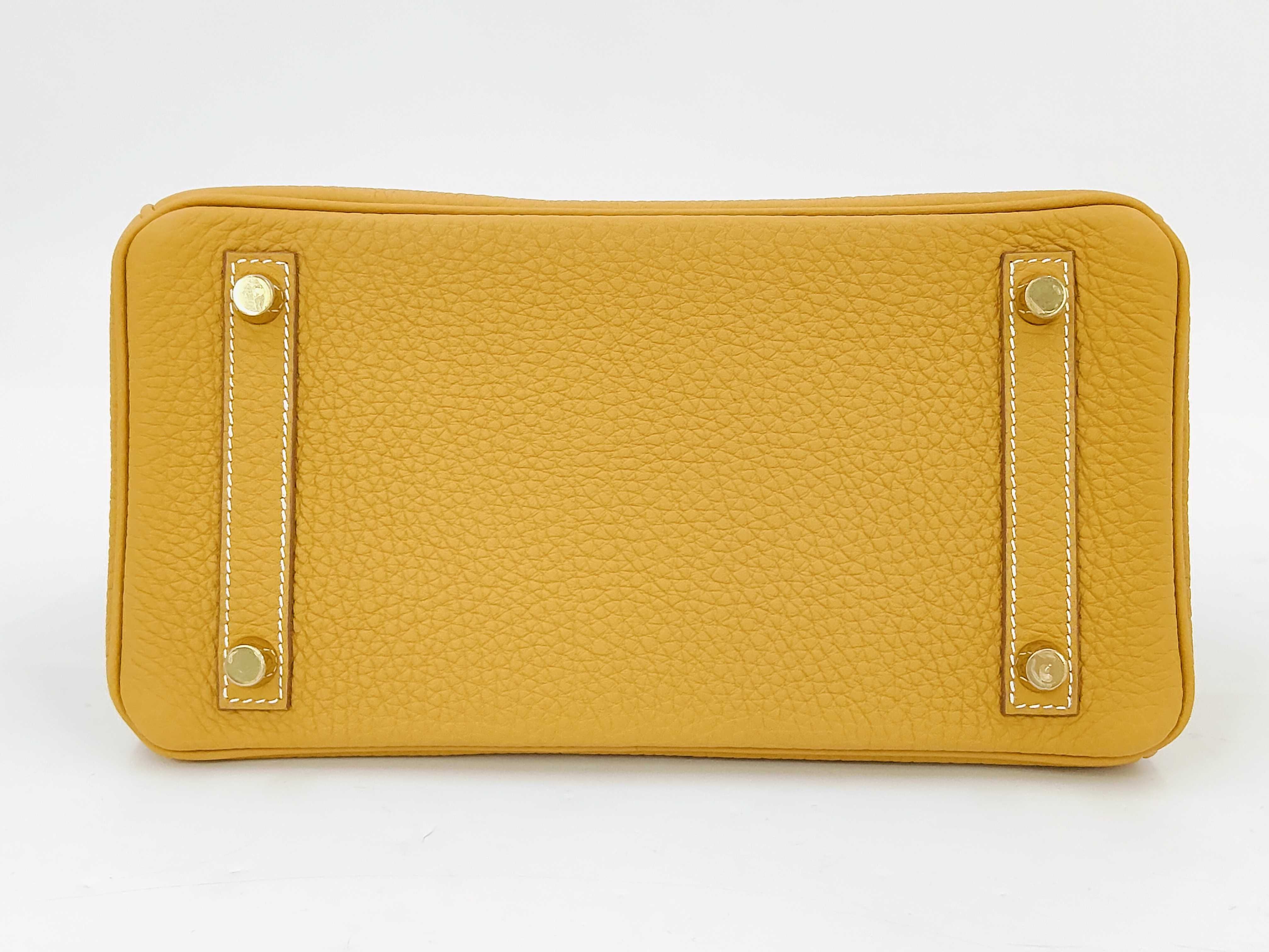 Birkin 25 Natural Sable Togo Leather, Gold Hardware, K Stamp Handbag — view 6