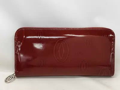 Happy Birthday Enamel Leather Wallet