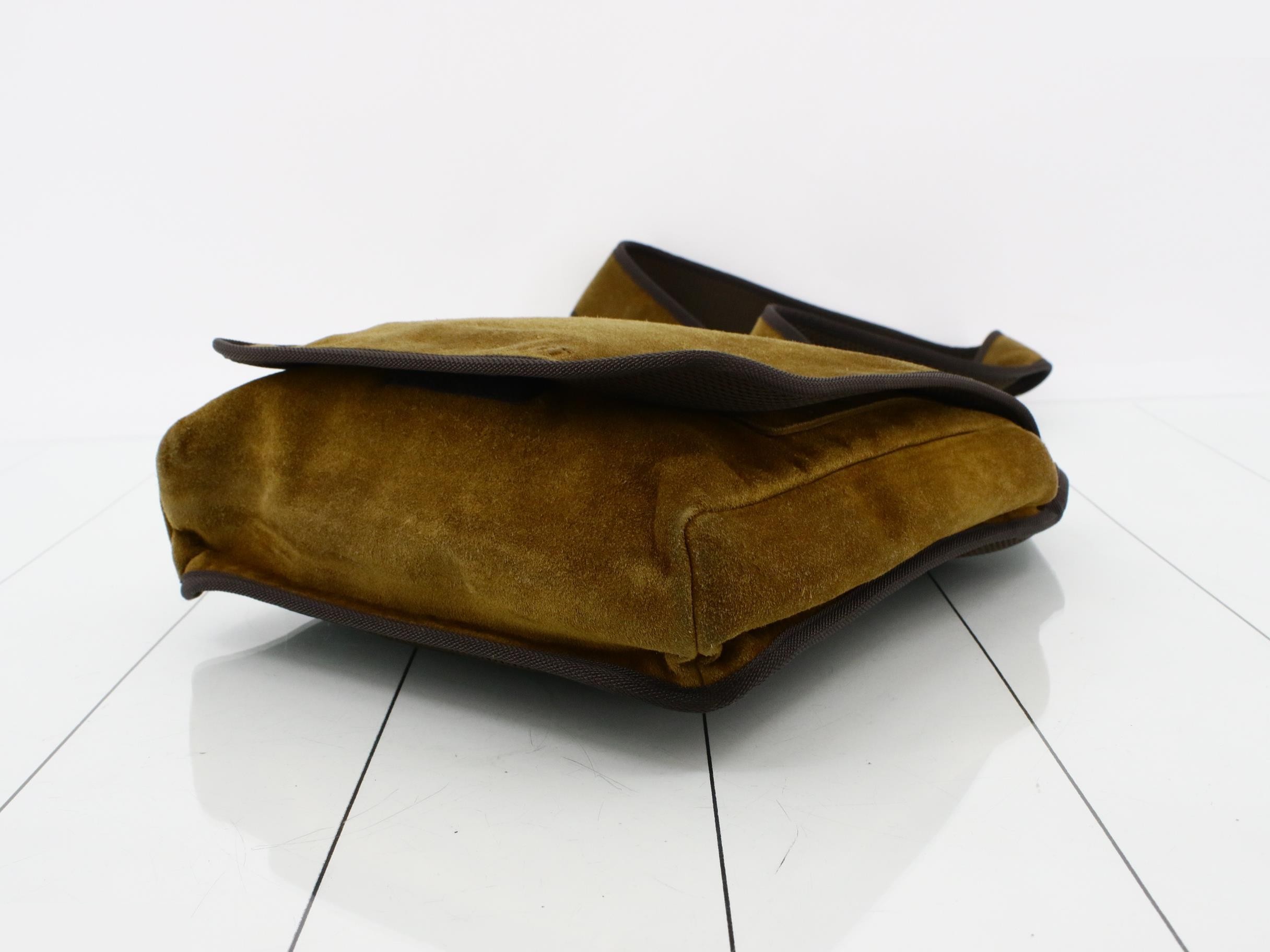 Archive Suede Shoulder Bag — view 6