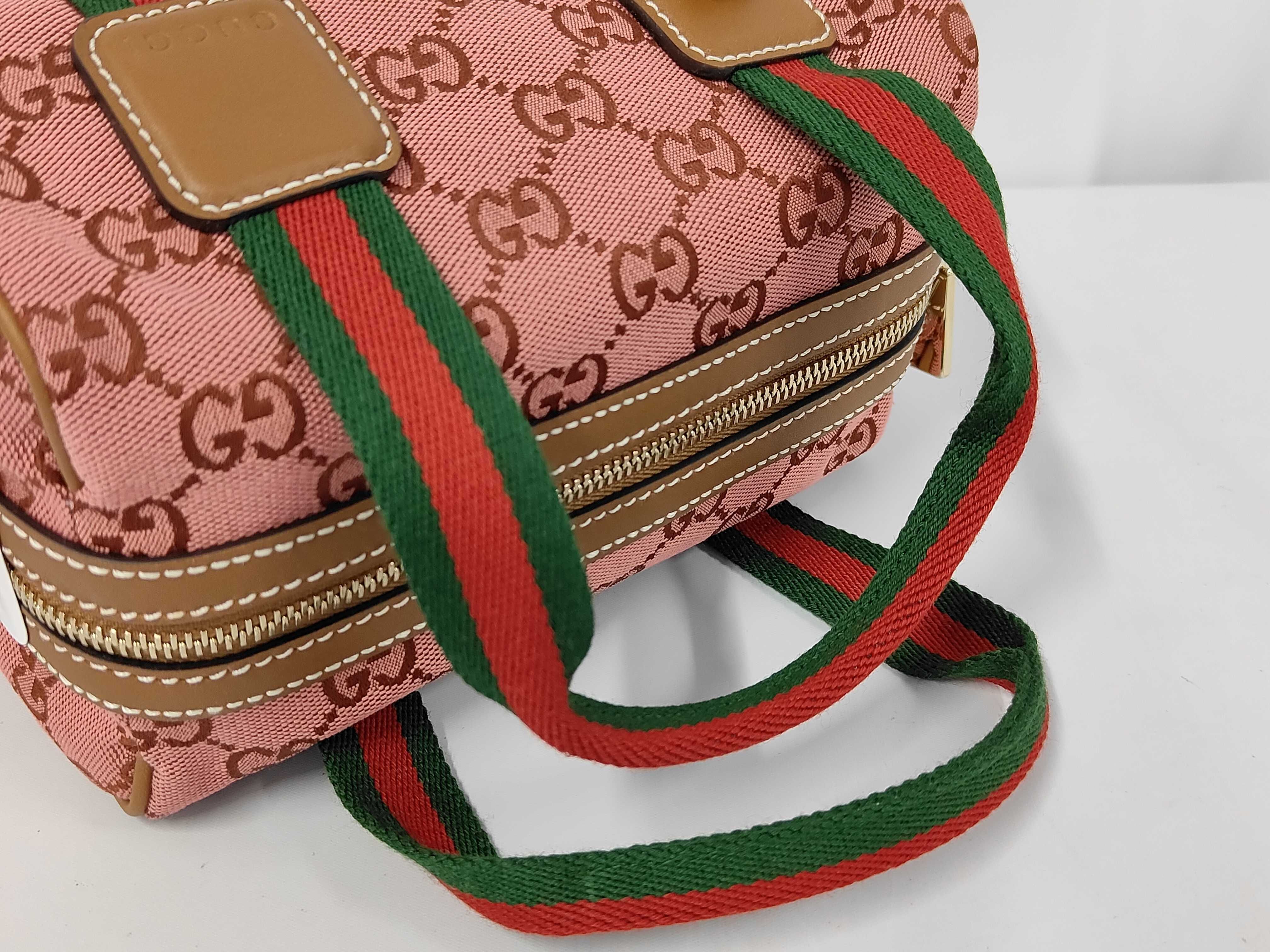 2-way Boston GG Canvas Handbag — view 3
