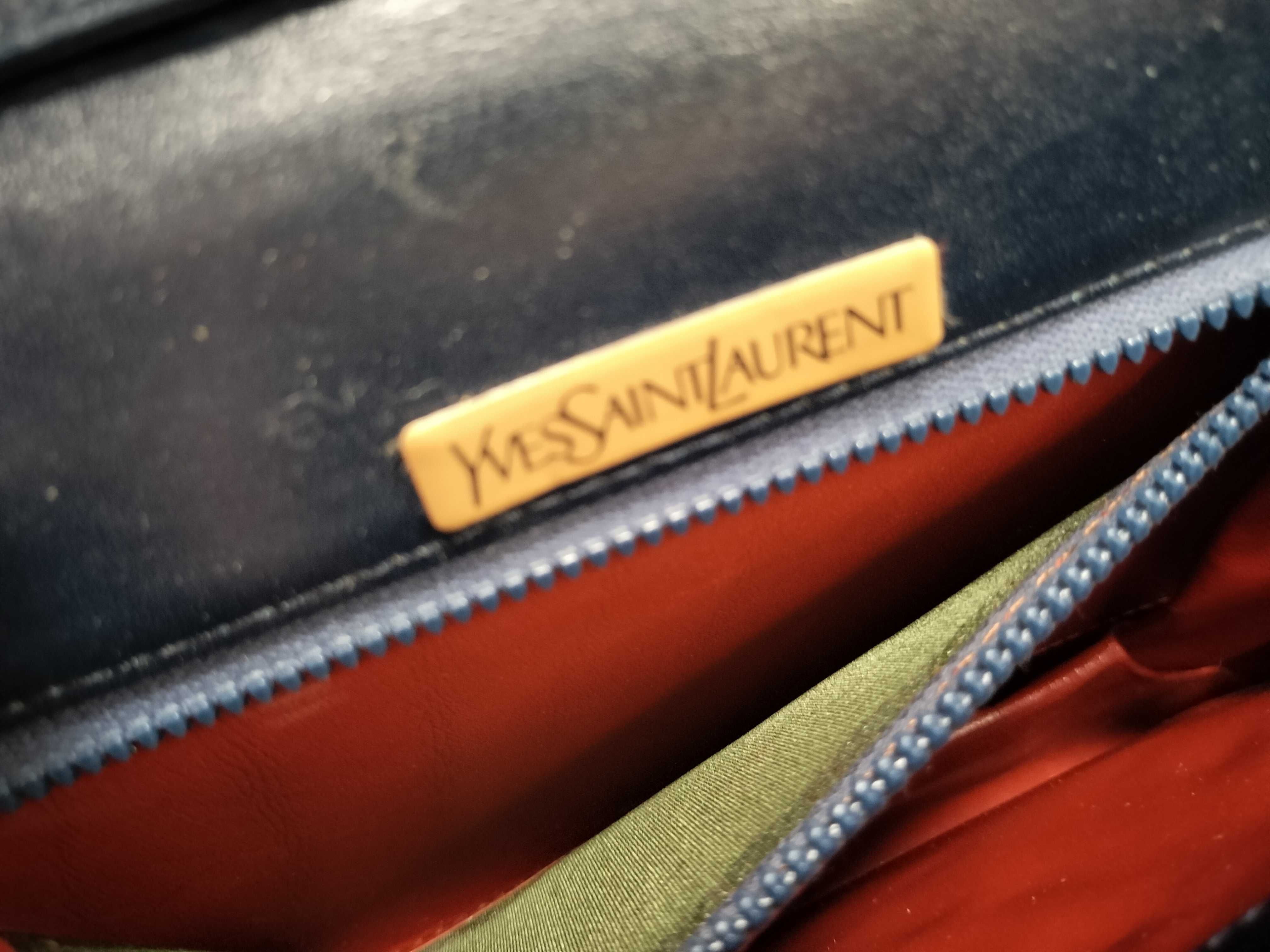 handbag, leather, navy, shoulder bag. — view 11