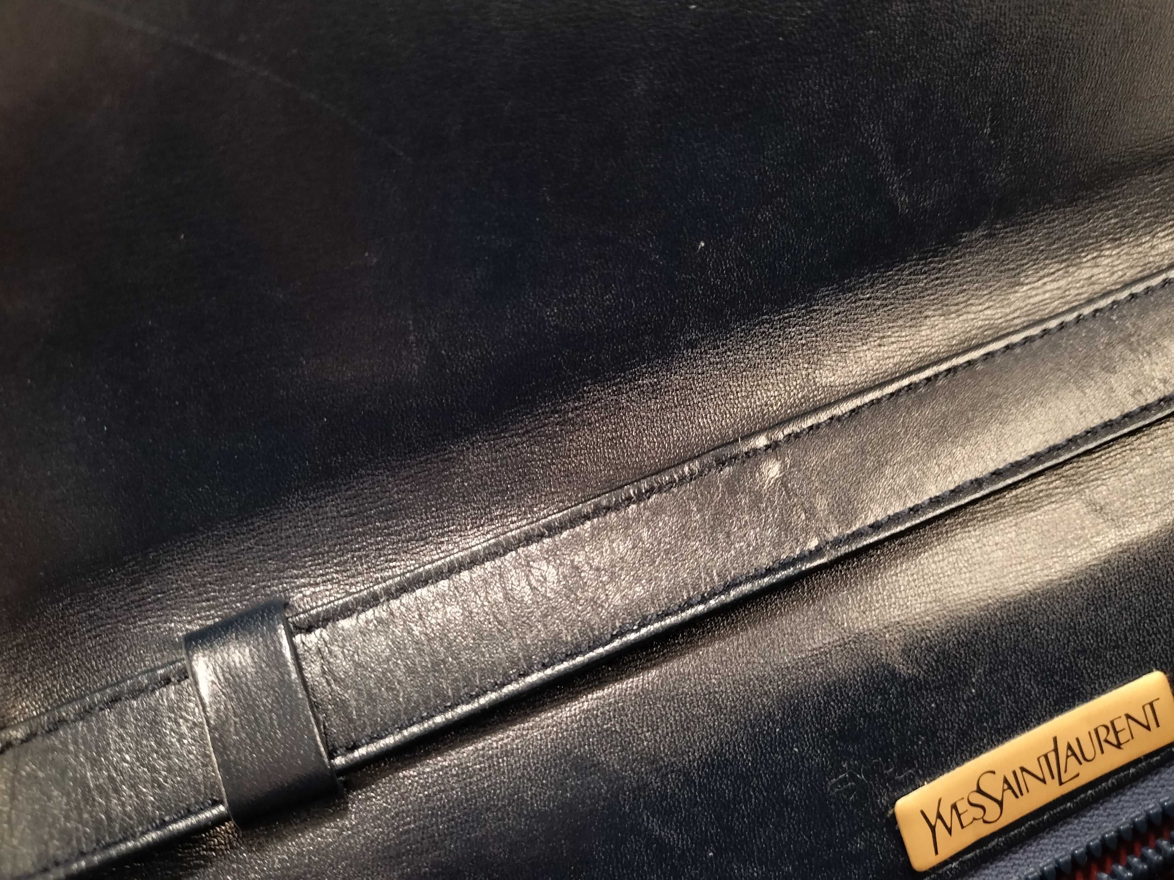 handbag, leather, navy, shoulder bag. — view 13
