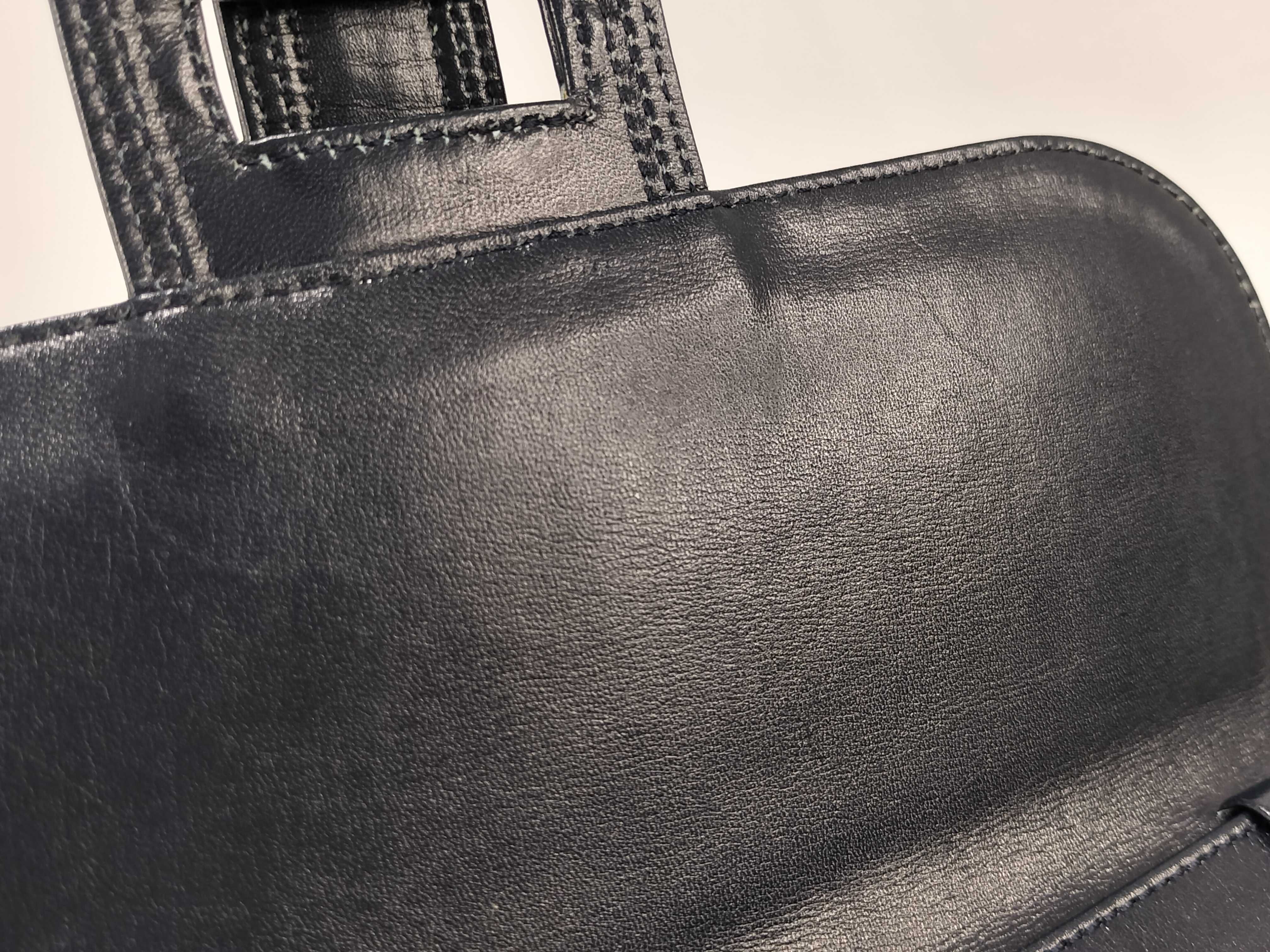 handbag, leather, navy, shoulder bag. — view 14