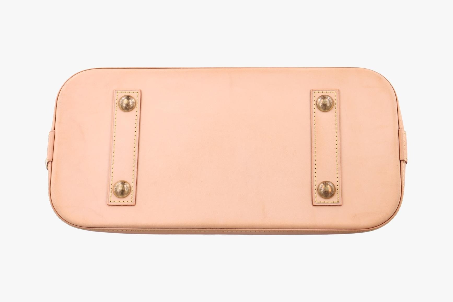 Alma PM Monogram Canvas x Calf Leather Monogram/Brown — view 3