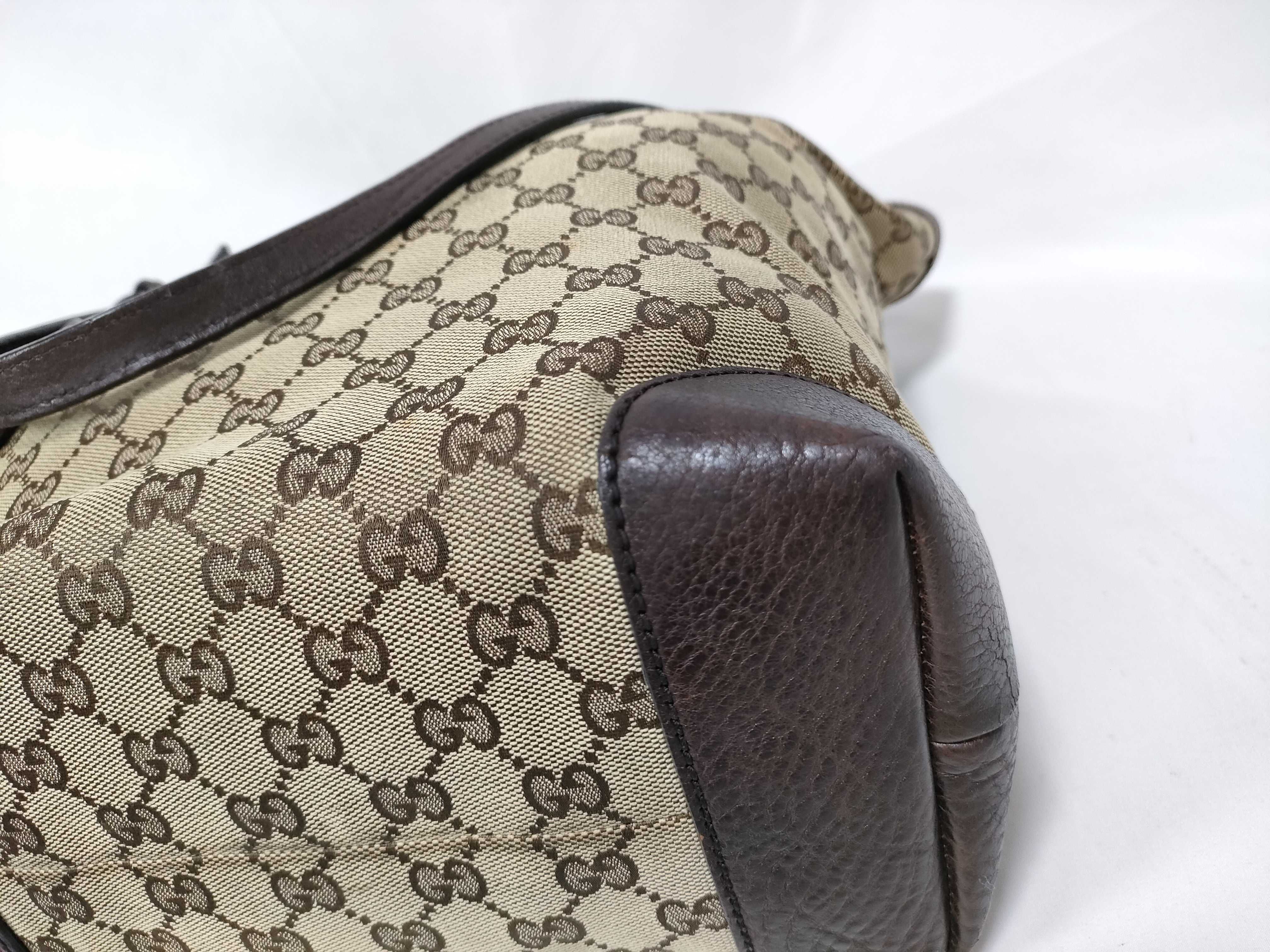 GG Canvas Logo Charm Tote Bag — view 5