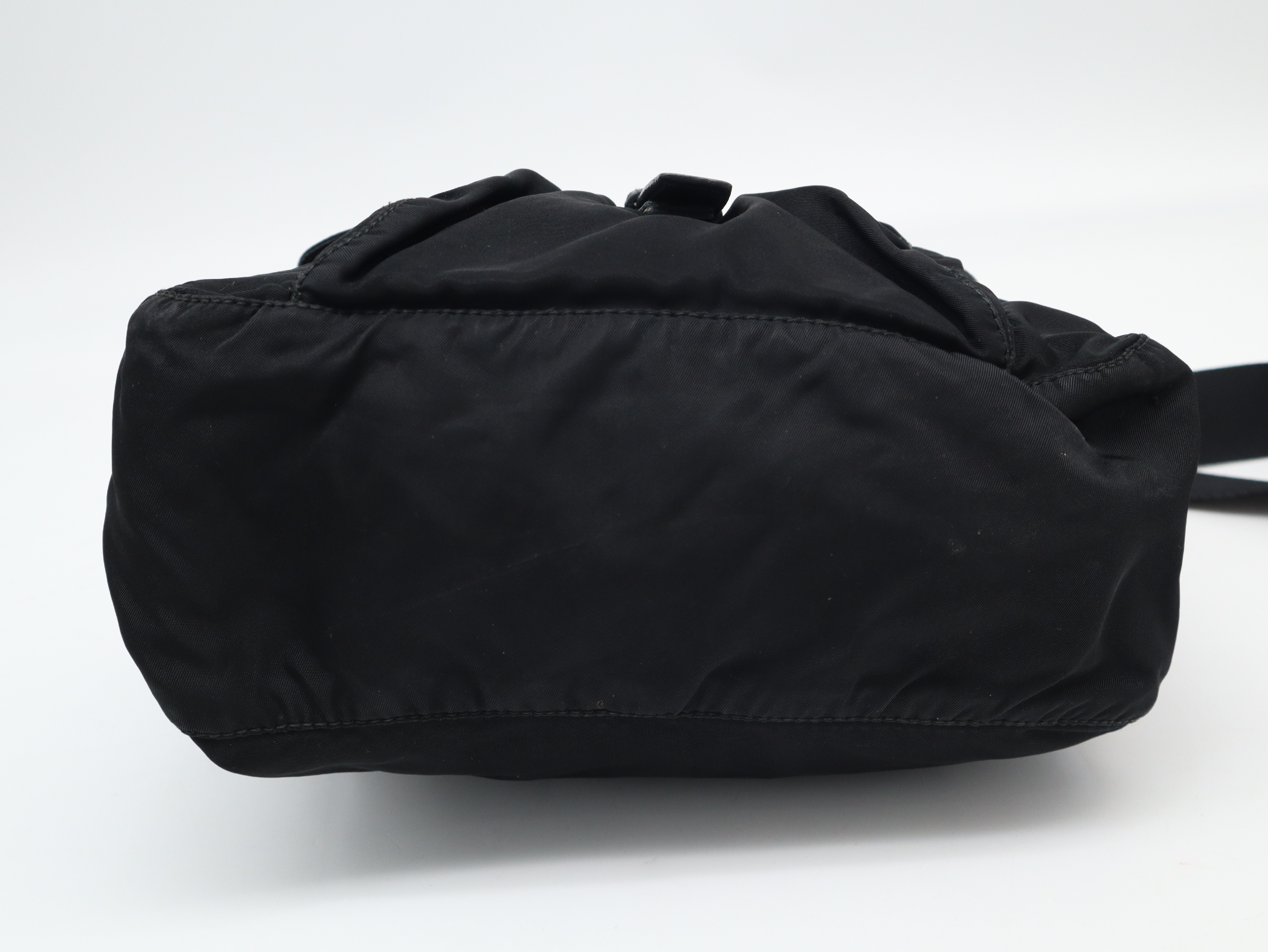 Nylon Shoulder Bag, Black Shoulder Bag — view 5