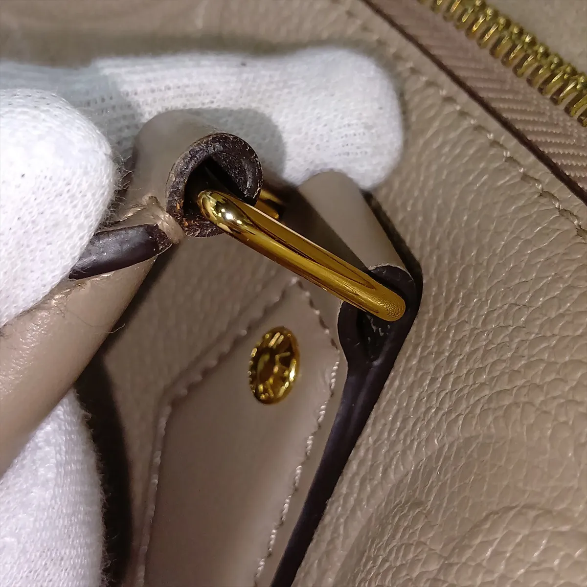 Monogram Empreinte Speedy Bandoulière 25 M59273 Beige (Other model strap, RFID detected) — view 13