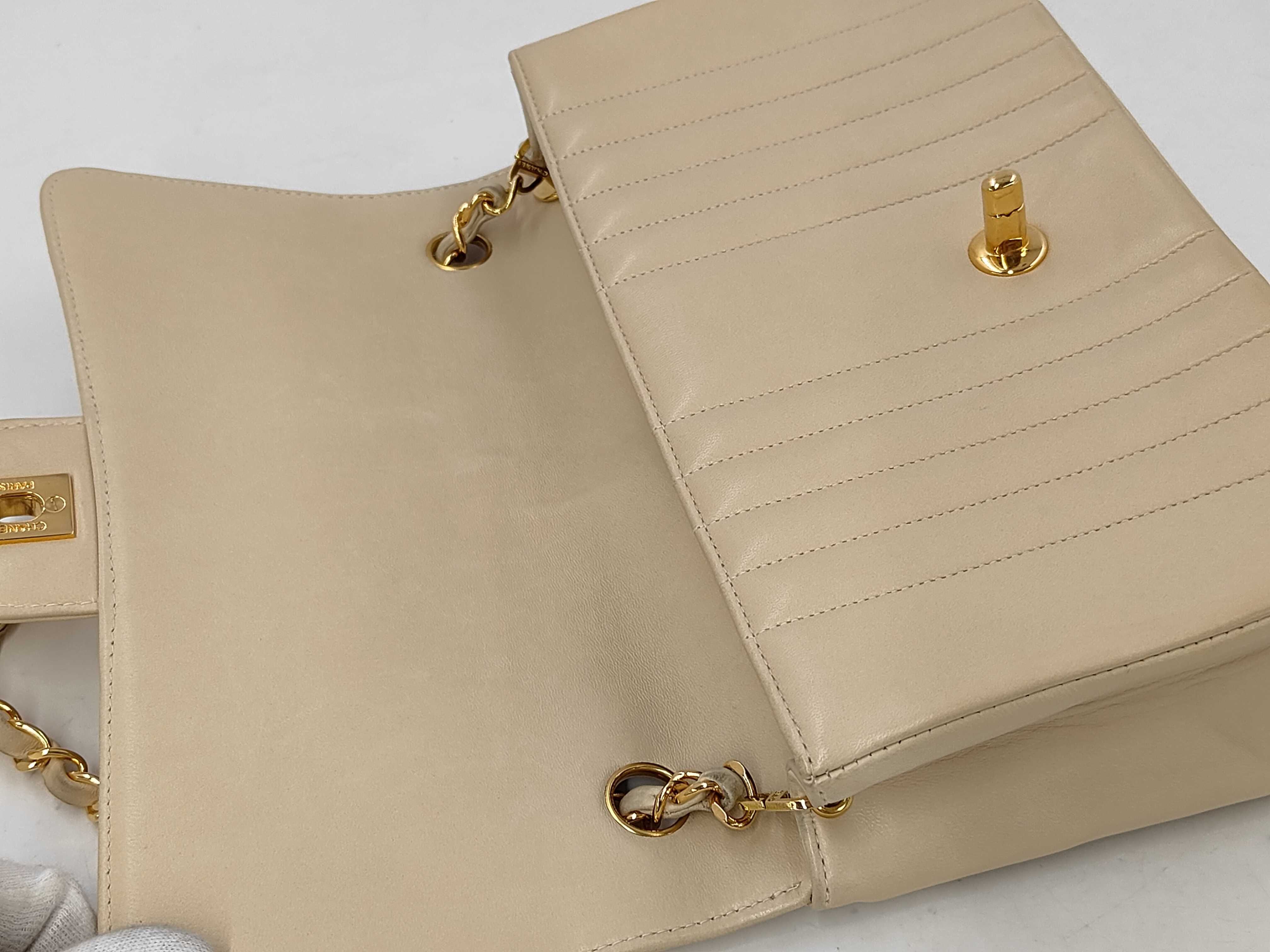 Mademoiselle Lambskin Chain Shoulder Bag — view 6