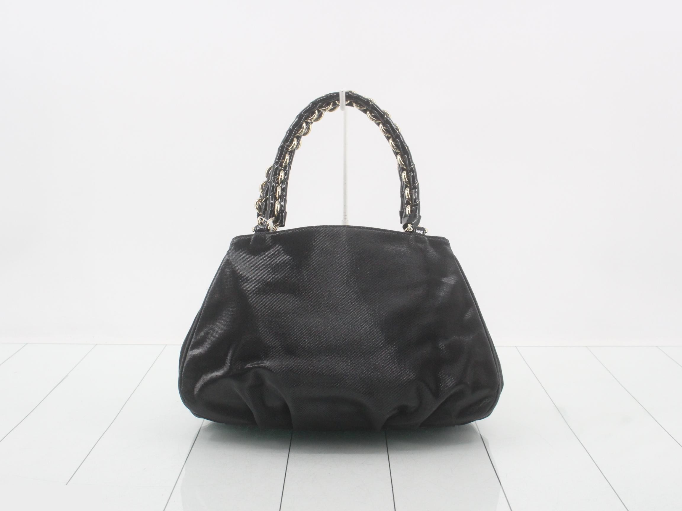 Patent leather shoulder bag — view 2