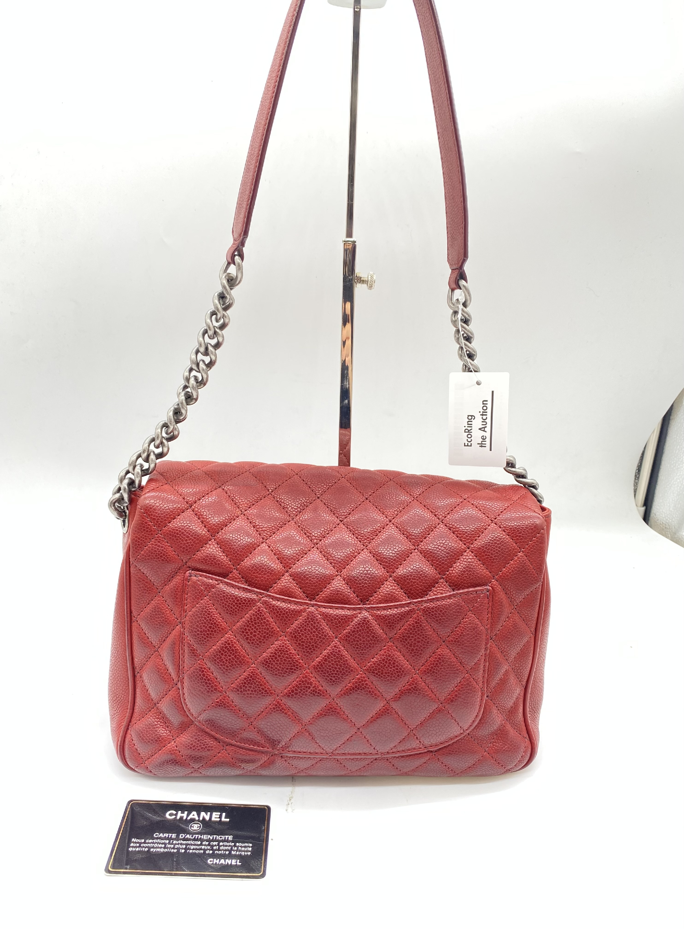 Matelassé Caviar Skin Chain Shoulder Bag, with original seal and card, serial number in the 23 range. — view 2