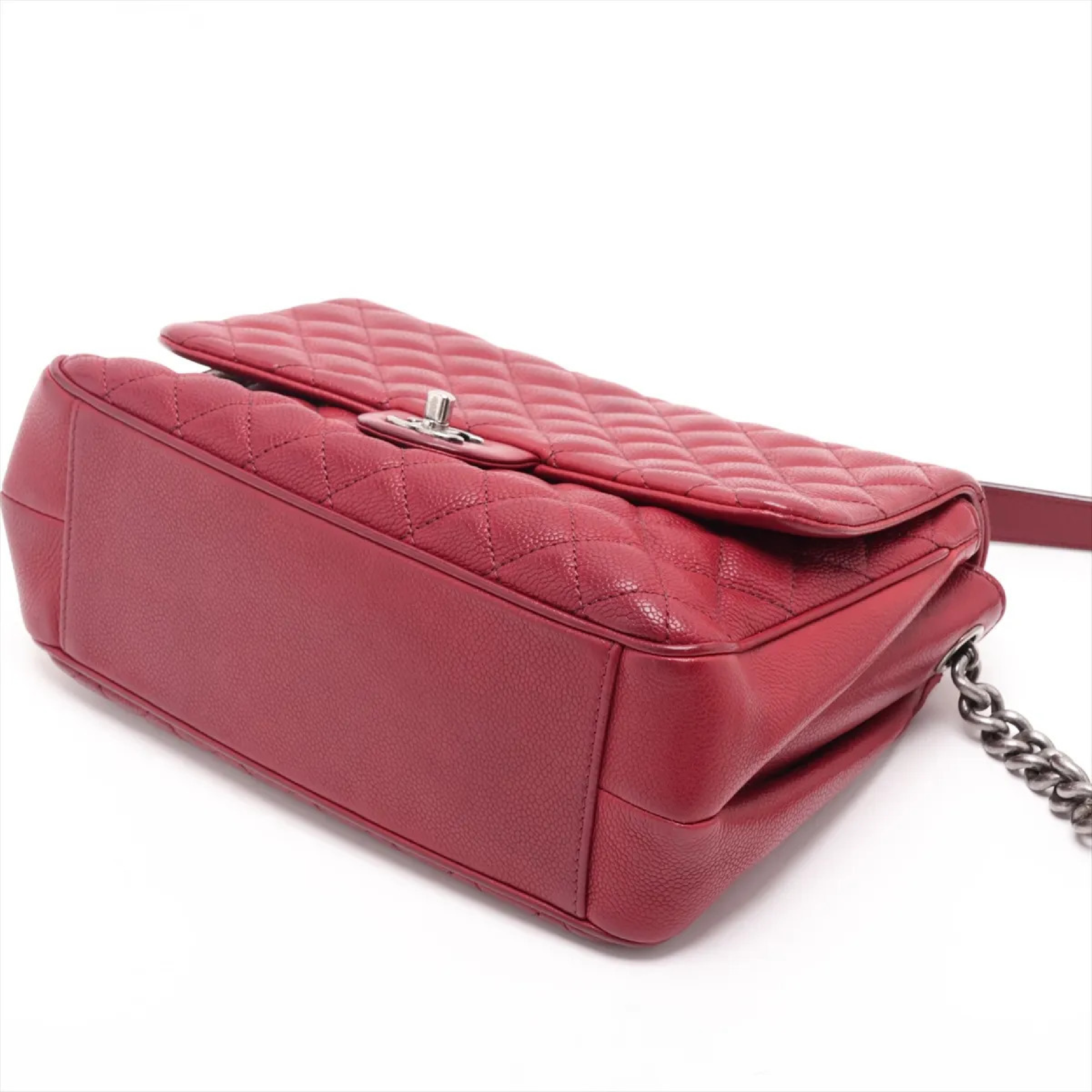 Matelassé Caviar Skin Chain Shoulder Bag, with original seal and card, serial number in the 23 range. — view 3