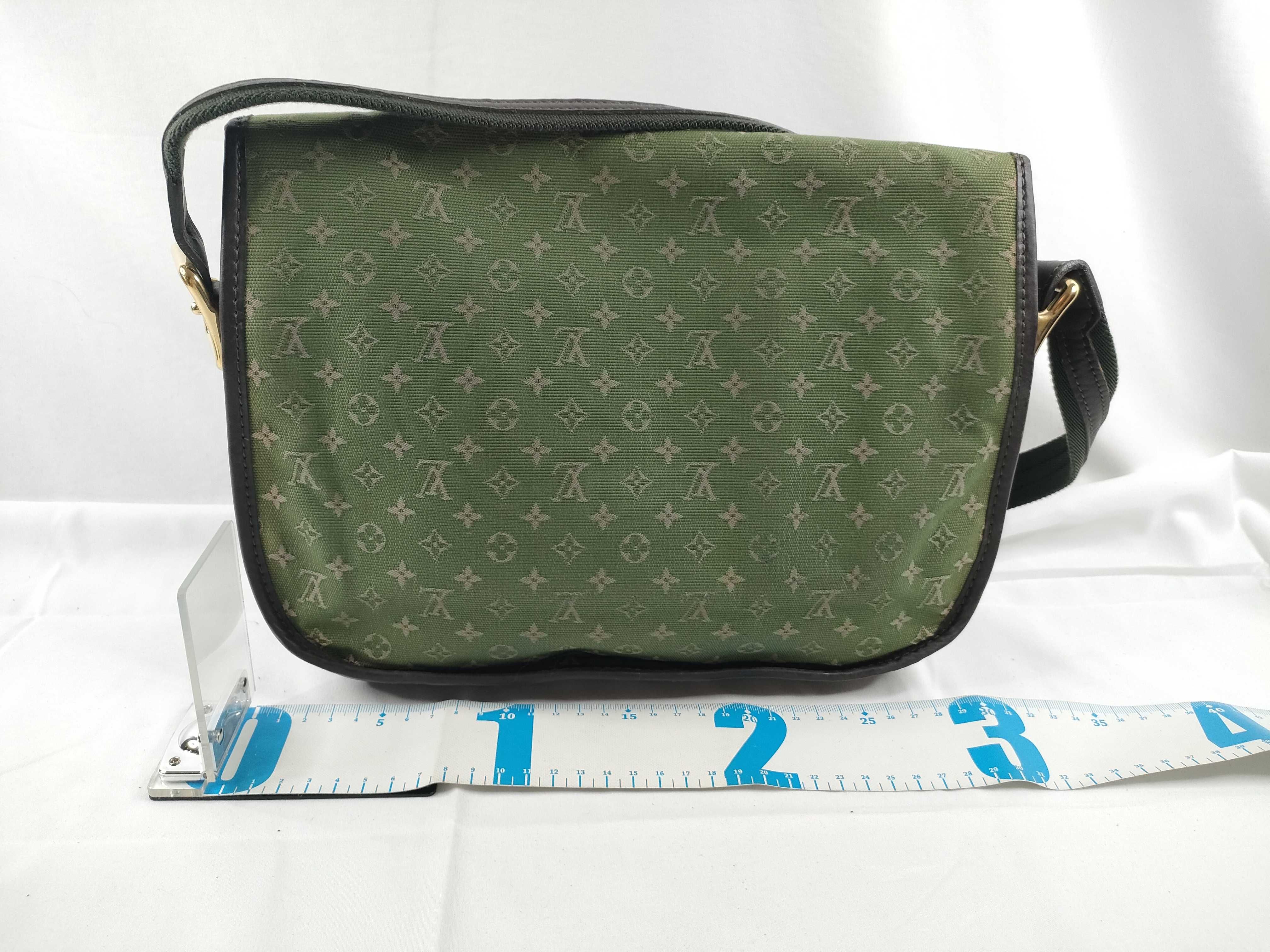 Green Canvas Monogram Mini Lingerie M92673 Shoulder Bag — view 2