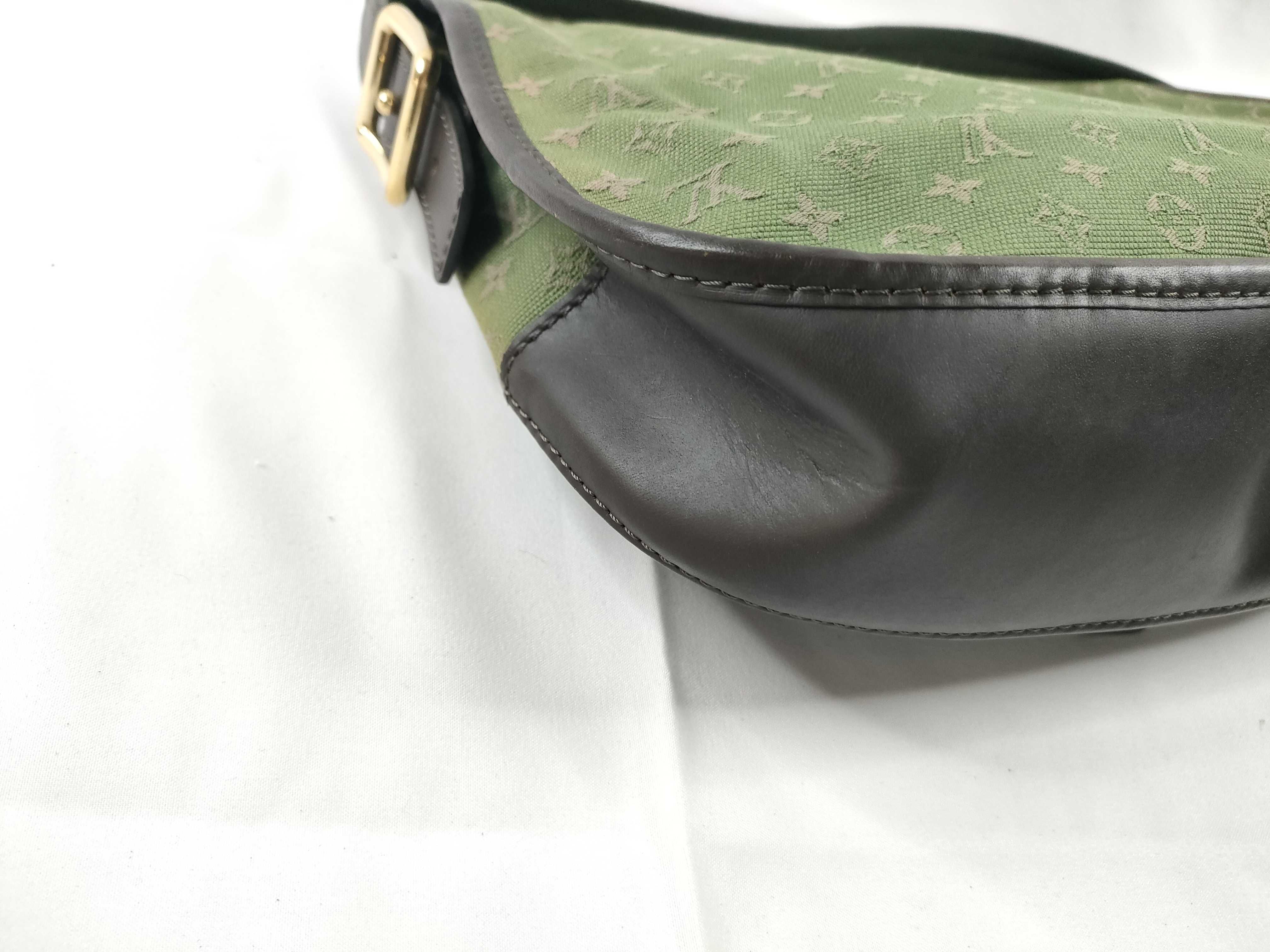 Green Canvas Monogram Mini Lingerie M92673 Shoulder Bag — view 3