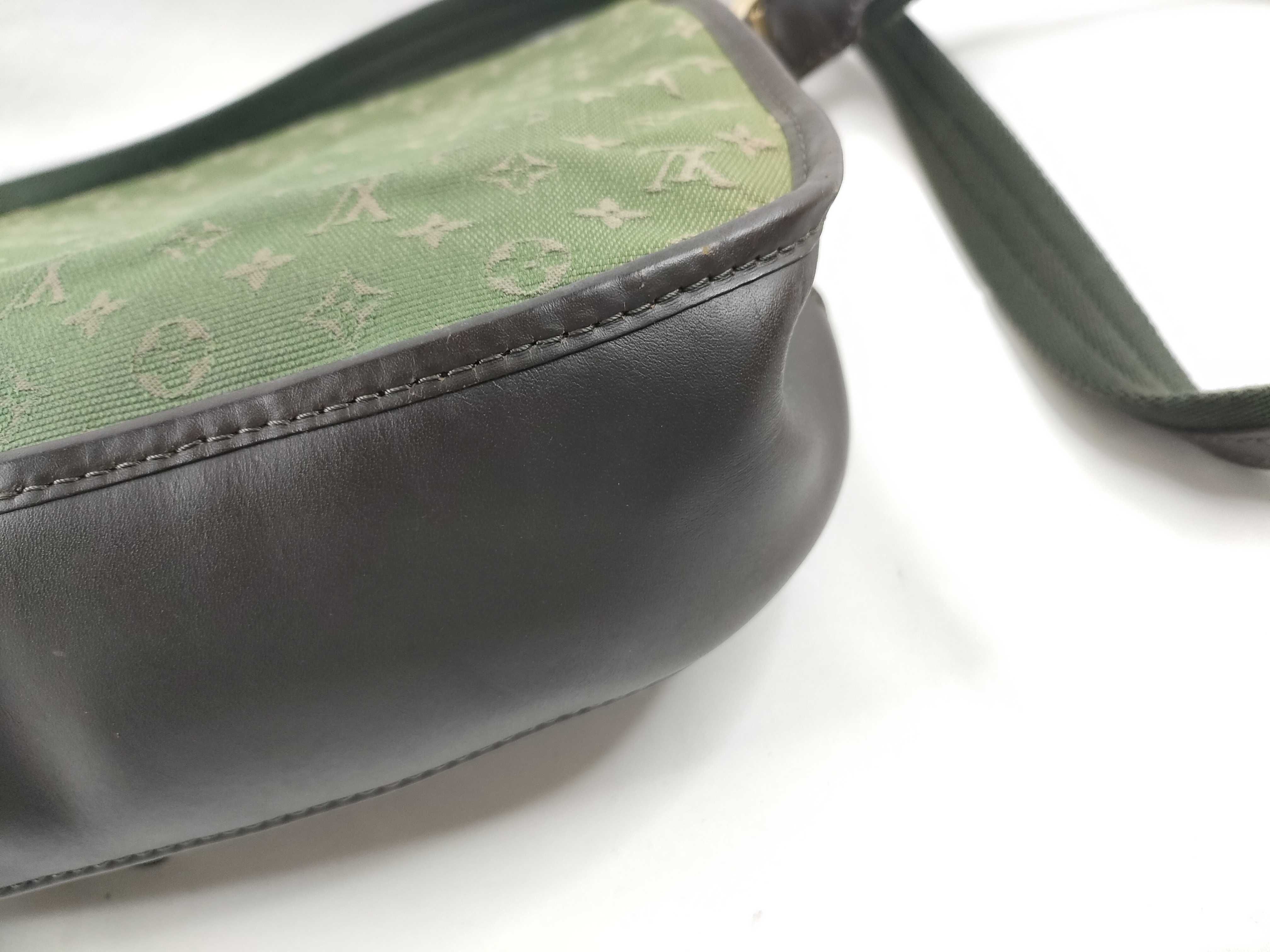 Green Canvas Monogram Mini Lingerie M92673 Shoulder Bag — view 5