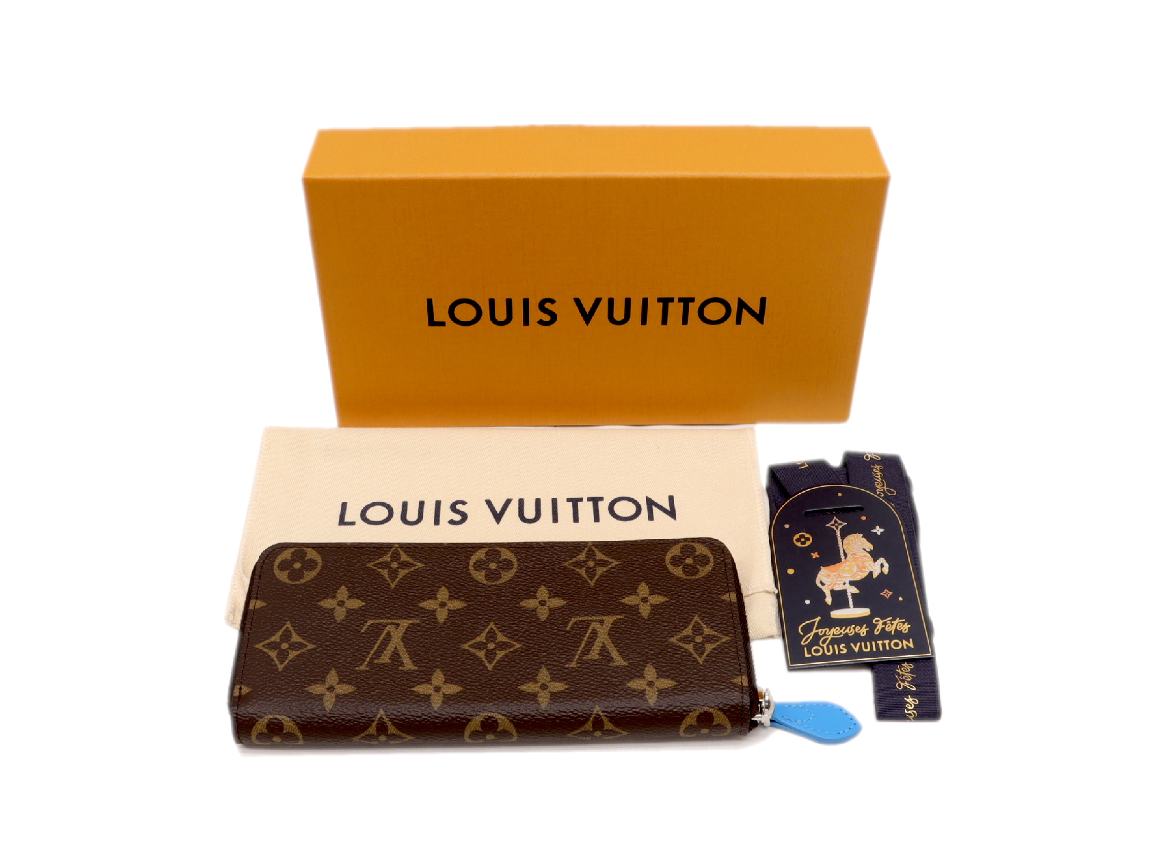 Monogram Portefeuille Clemence Gaston Blue M12883 RFID Wallet — view 9