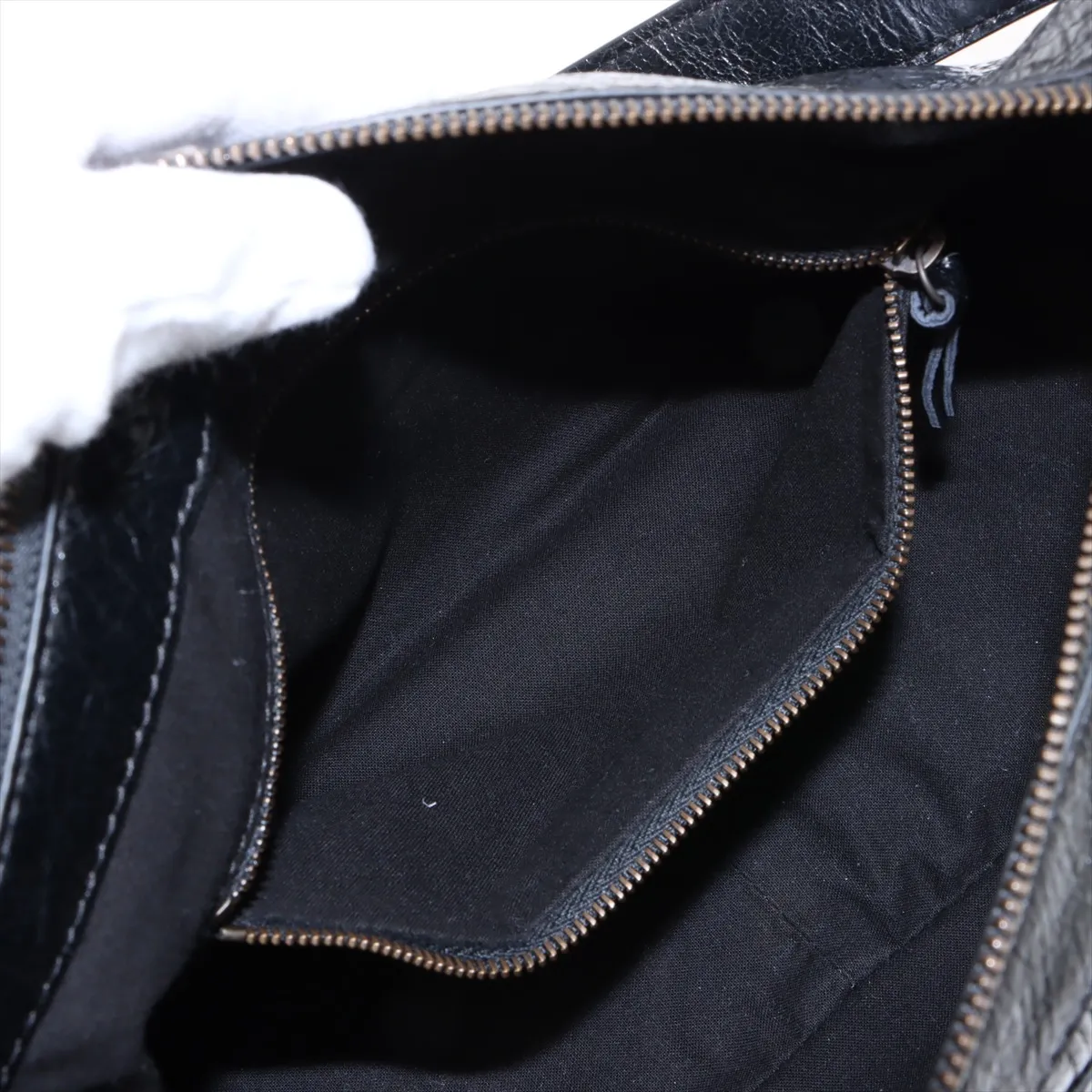Le City Moto Small Leather 2-Way Shoulder Bag, Black 866057 — view 9