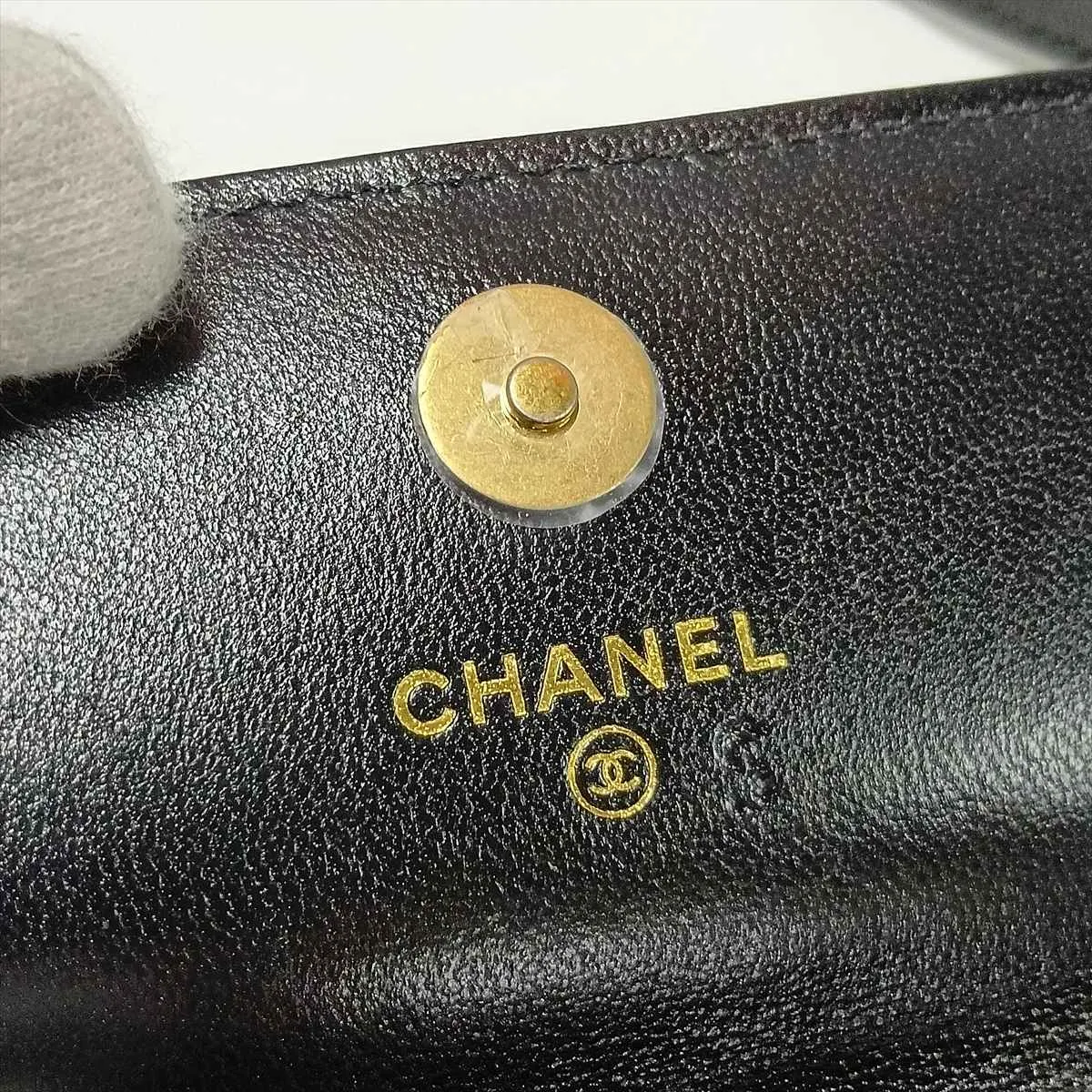 19 Lambskin Waist Pouch Black Gold x Silver Hardware A9EHK9J9 Random Serial Number Sold — view 10