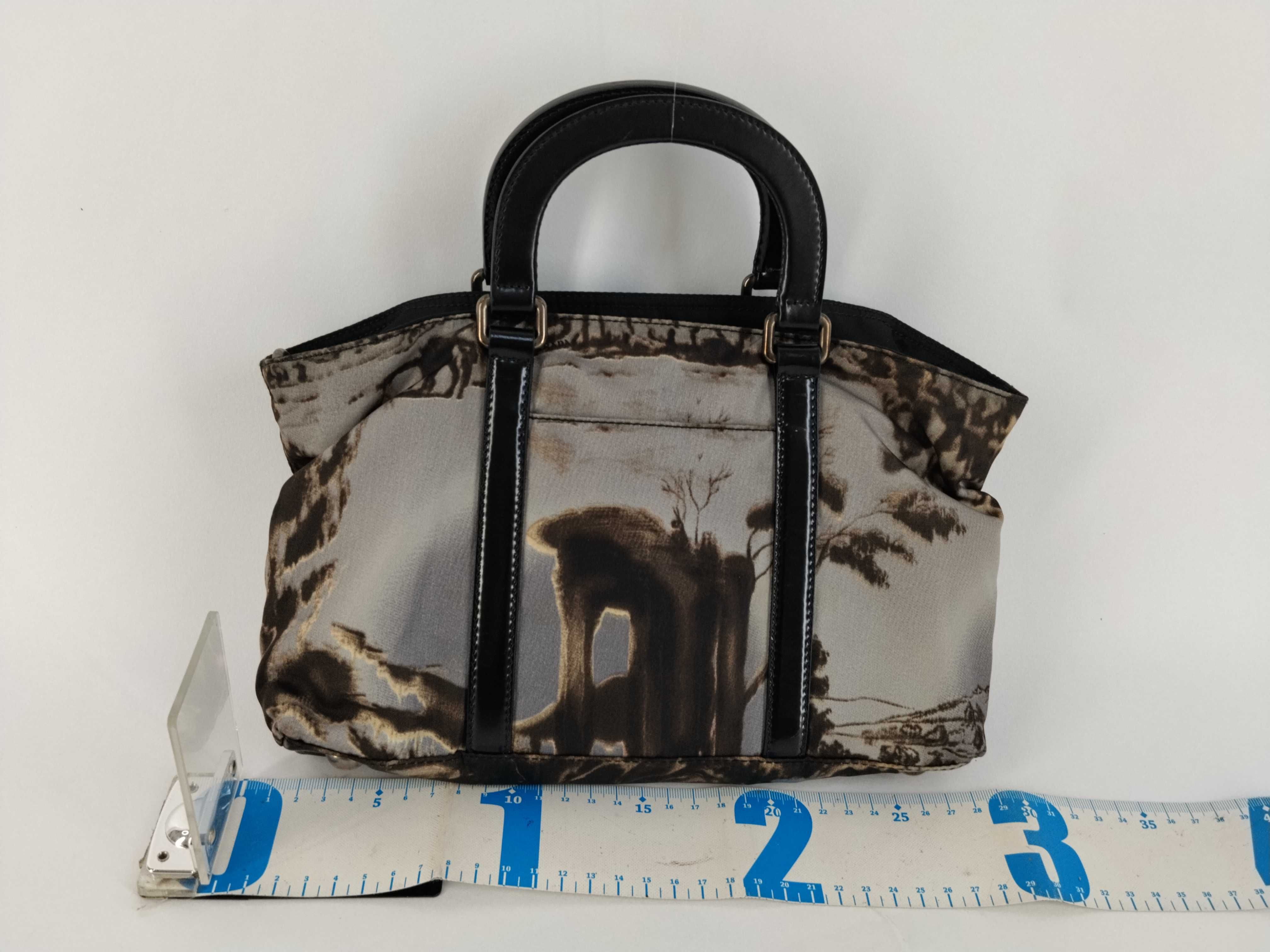Boston bag, landscape print Boston bag — view 2