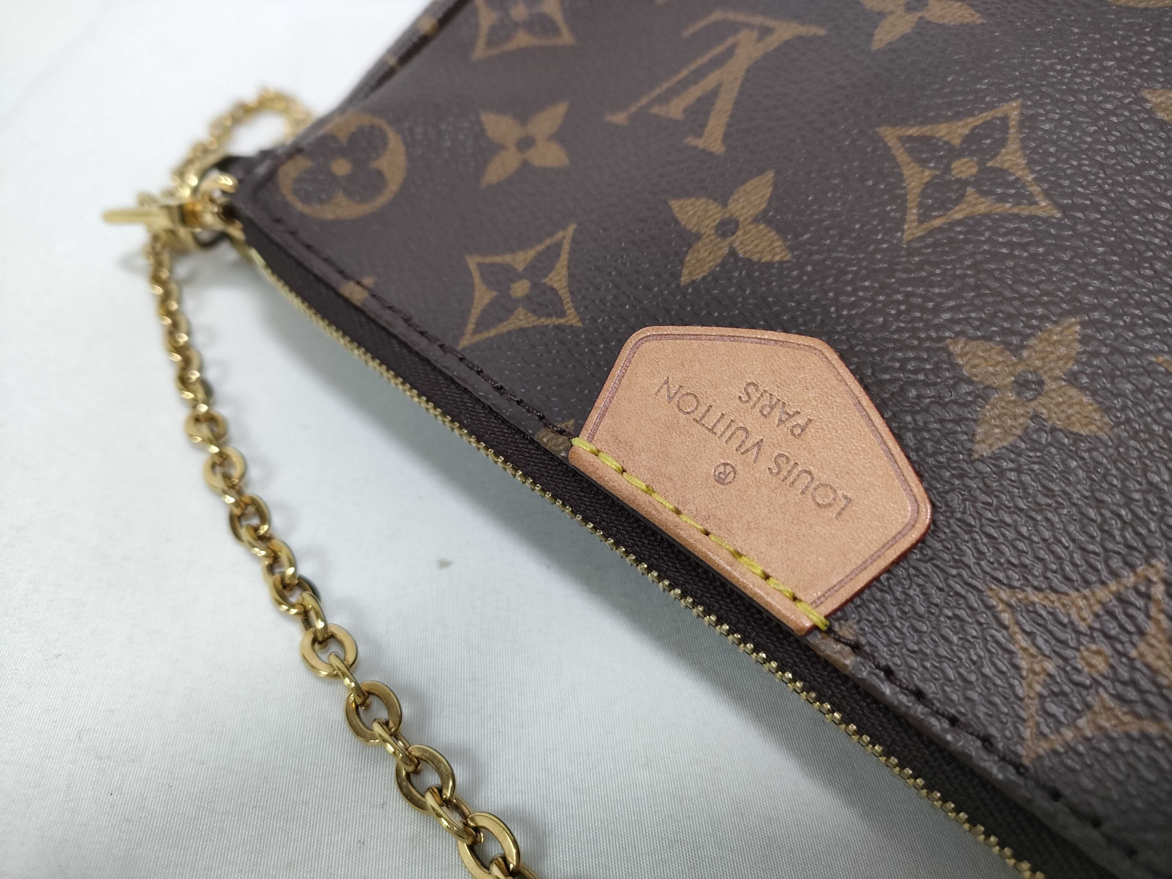 Monogram Louis Vuitton Monogram Pouch Pochette Shoulder Bag Pouch — view 7