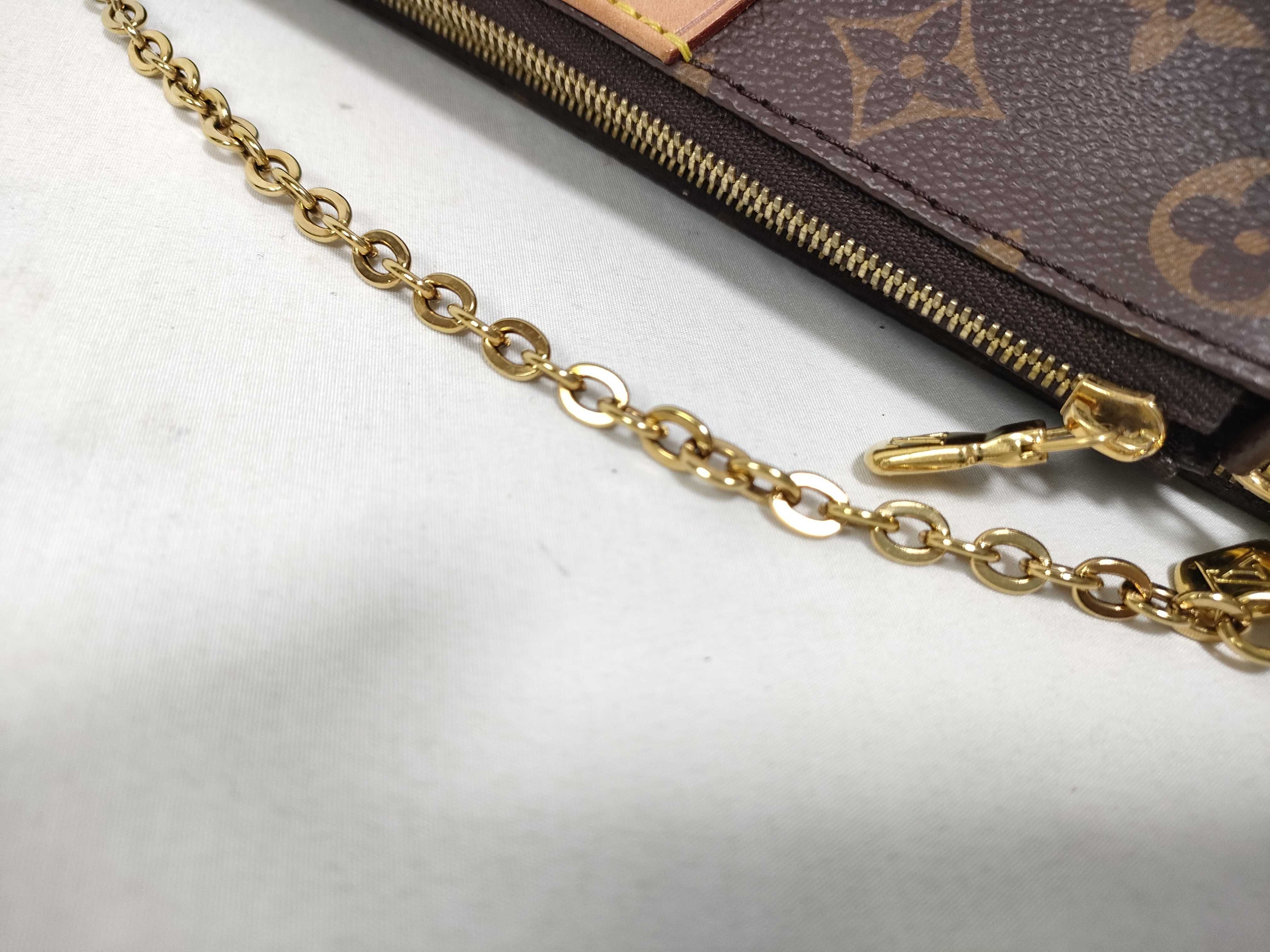 Monogram Louis Vuitton Monogram Pouch Pochette Shoulder Bag Pouch — view 8
