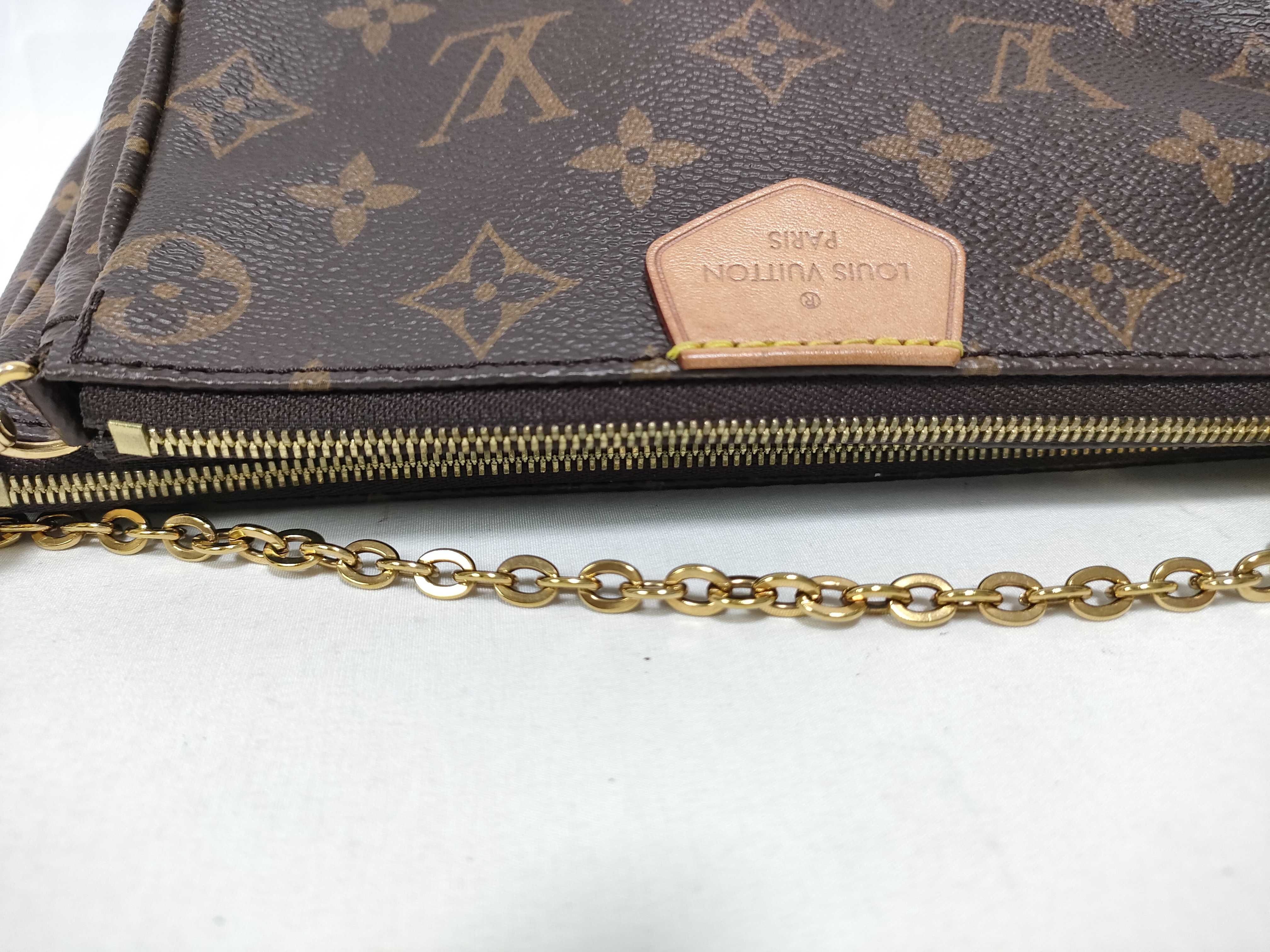 Monogram Louis Vuitton Monogram Pouch Pochette Shoulder Bag Pouch — view 9