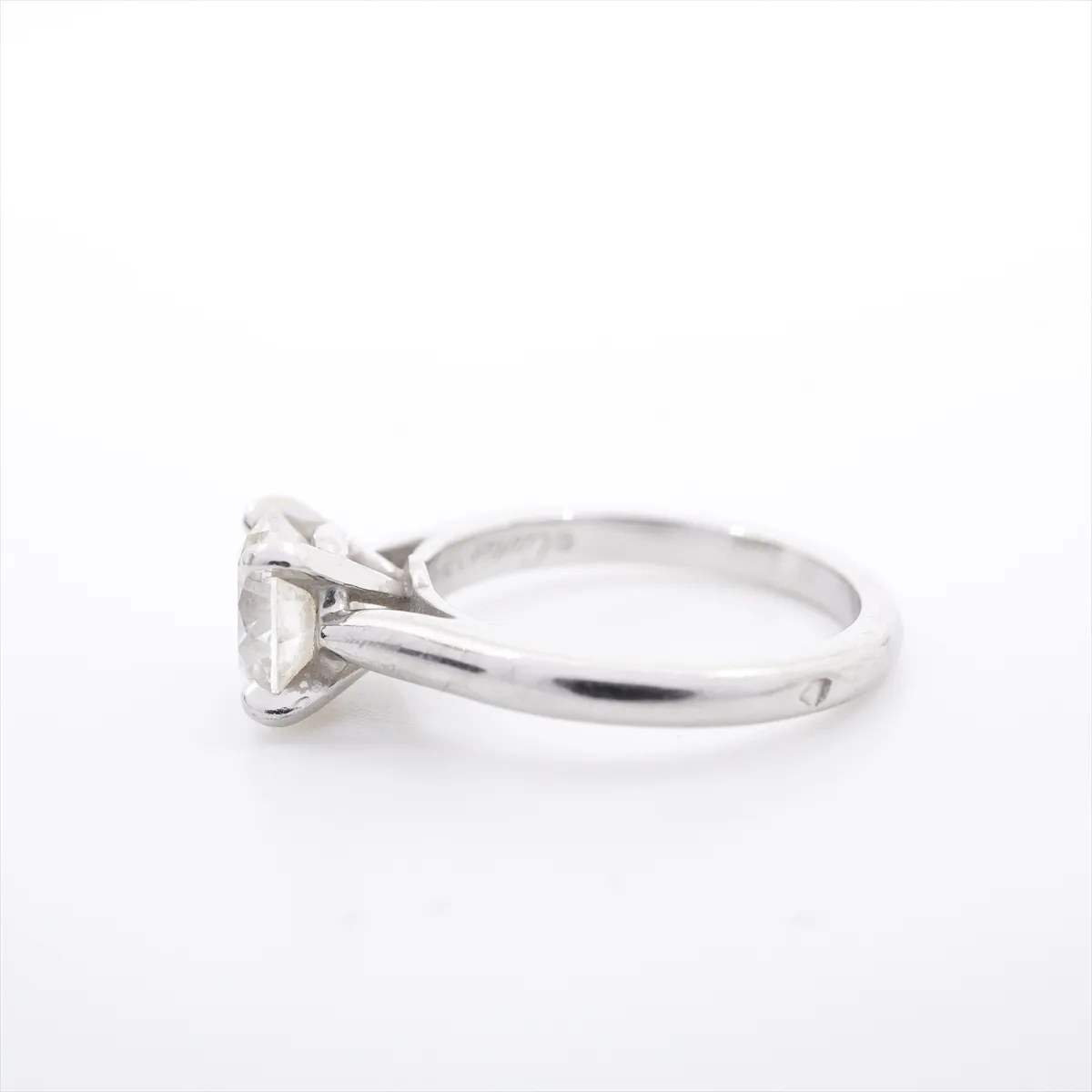 Solitaire 1895 Diamond Ring, Pt950, 4.85g, 1.35 diamonds, DVL263, GIA No. 2171665904. — view 6