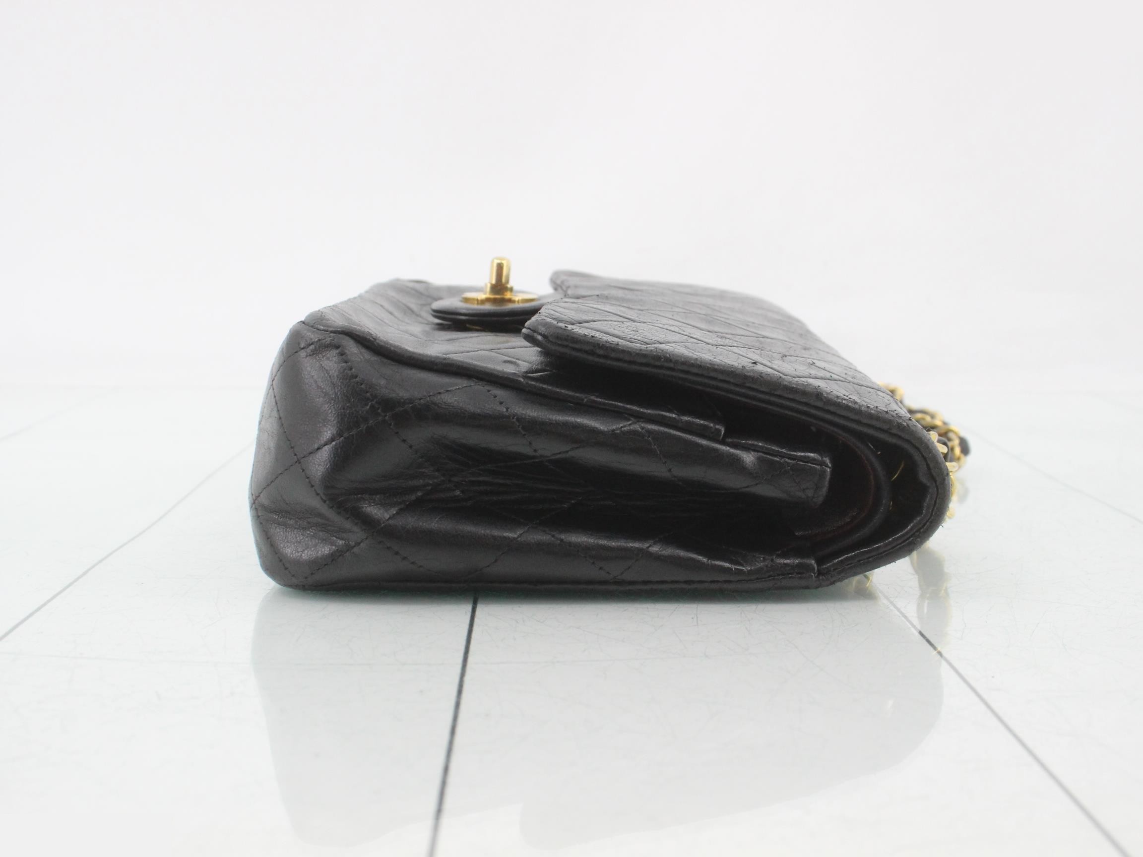 Matelassé Double Flap Chain Shoulder Bag — view 3