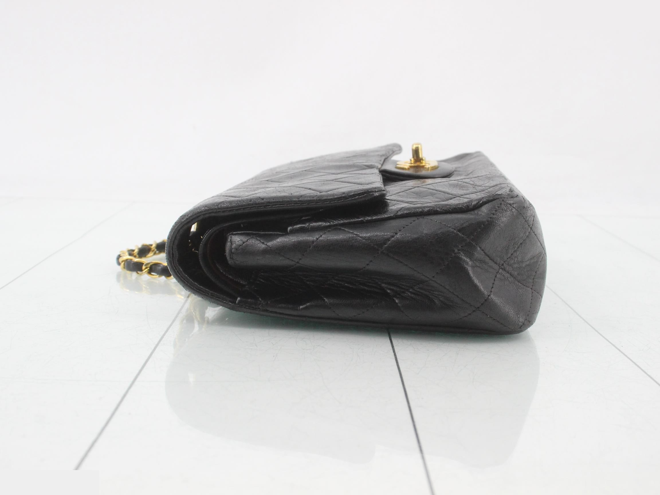Matelassé Double Flap Chain Shoulder Bag — view 4