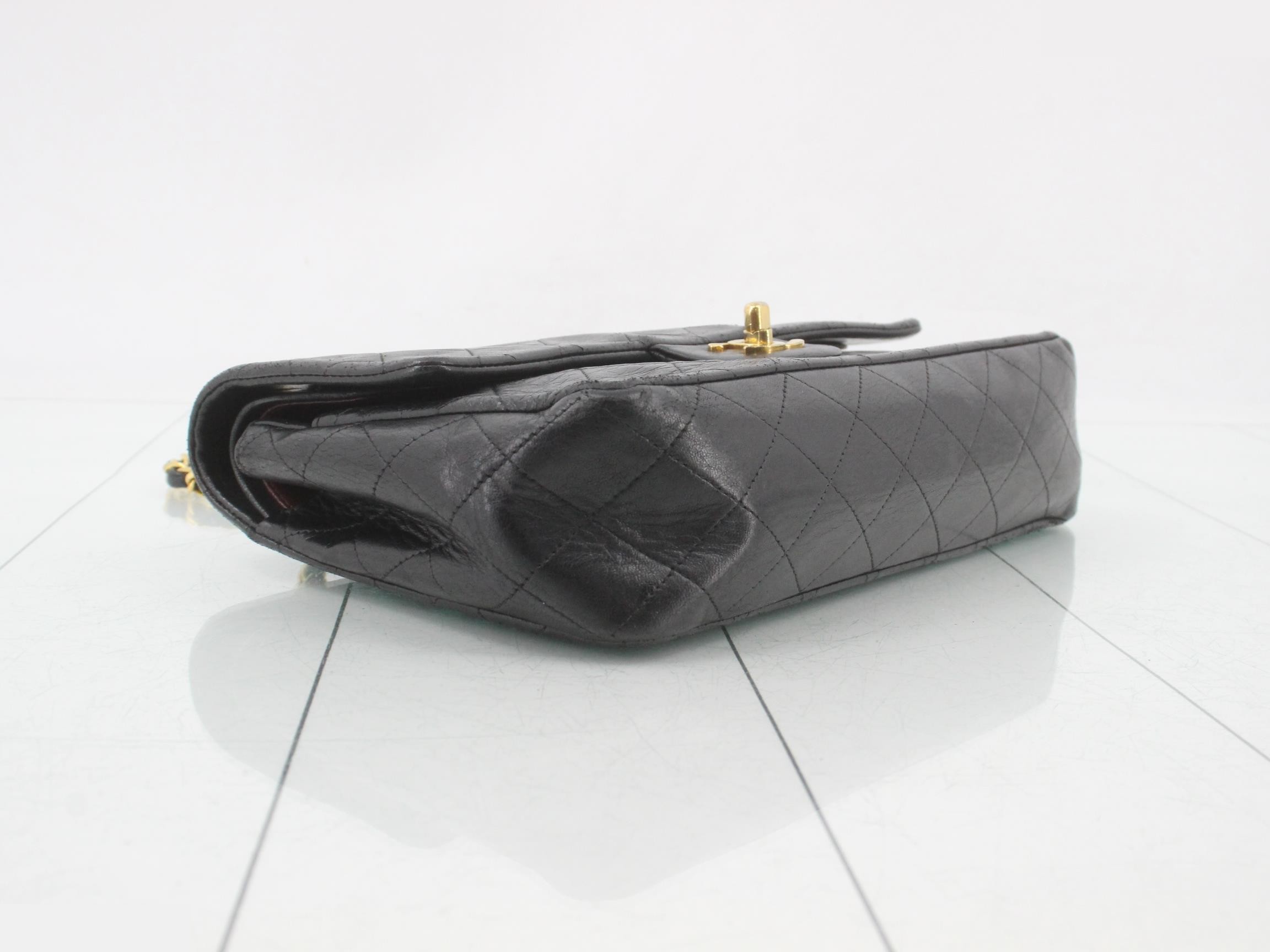 Matelassé Double Flap Chain Shoulder Bag — view 5