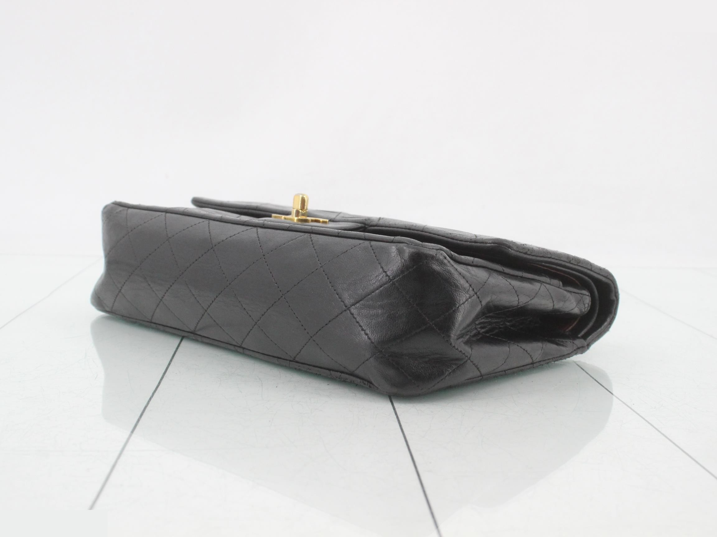Matelassé Double Flap Chain Shoulder Bag — view 6