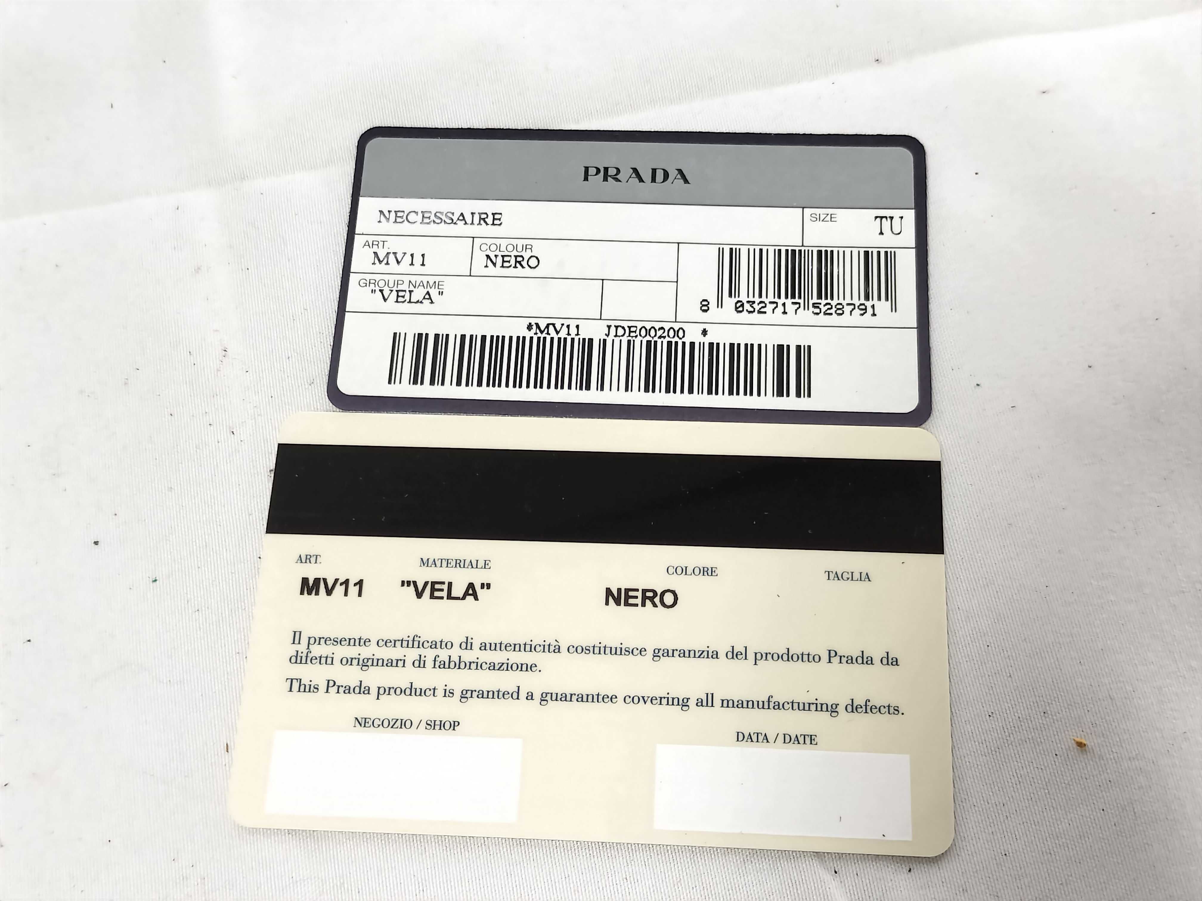 Nylon Triangle Logo Pouch — view 11