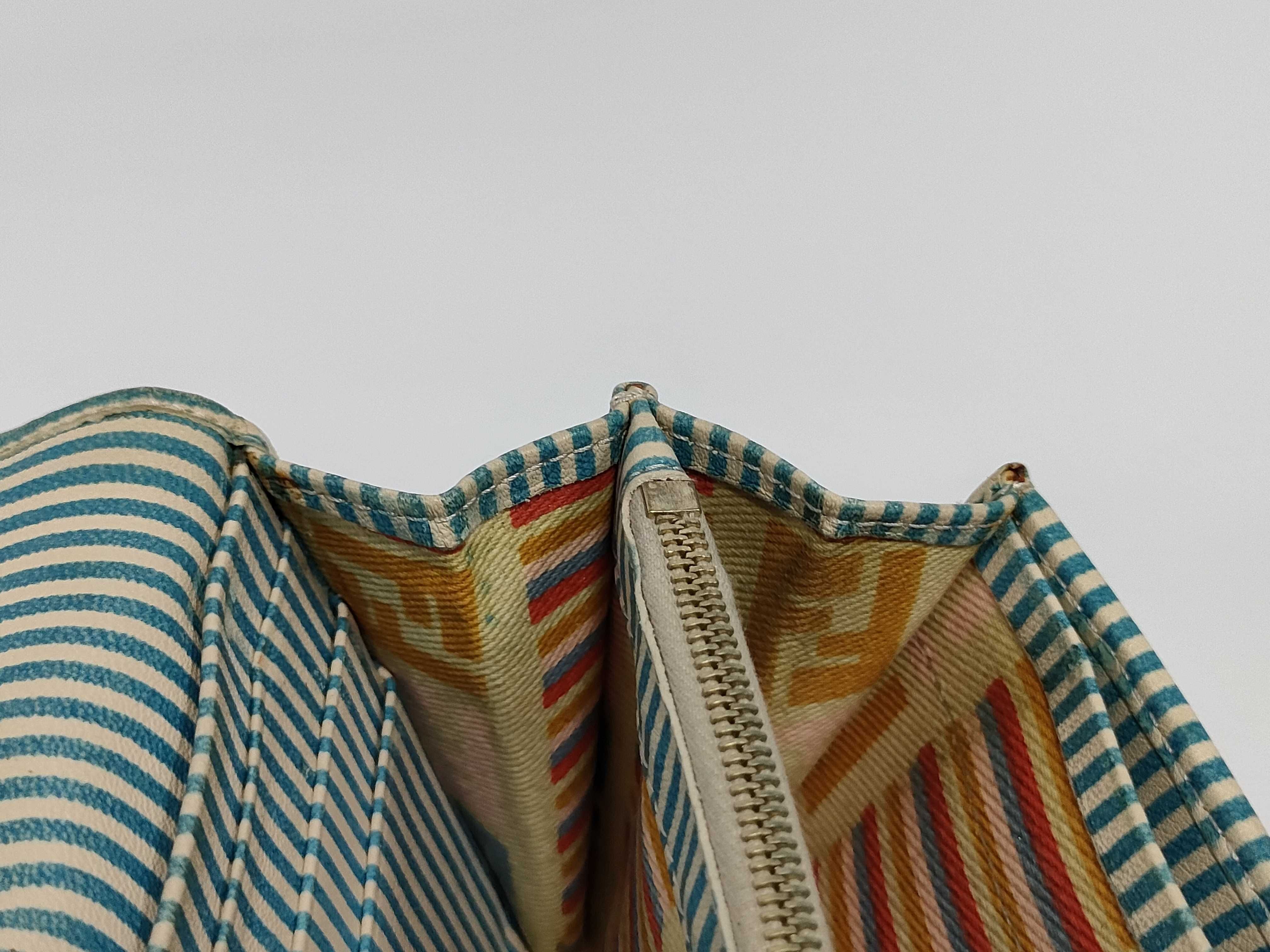Mamma Long Wallet, Denim, Zucca Pattern — view 14