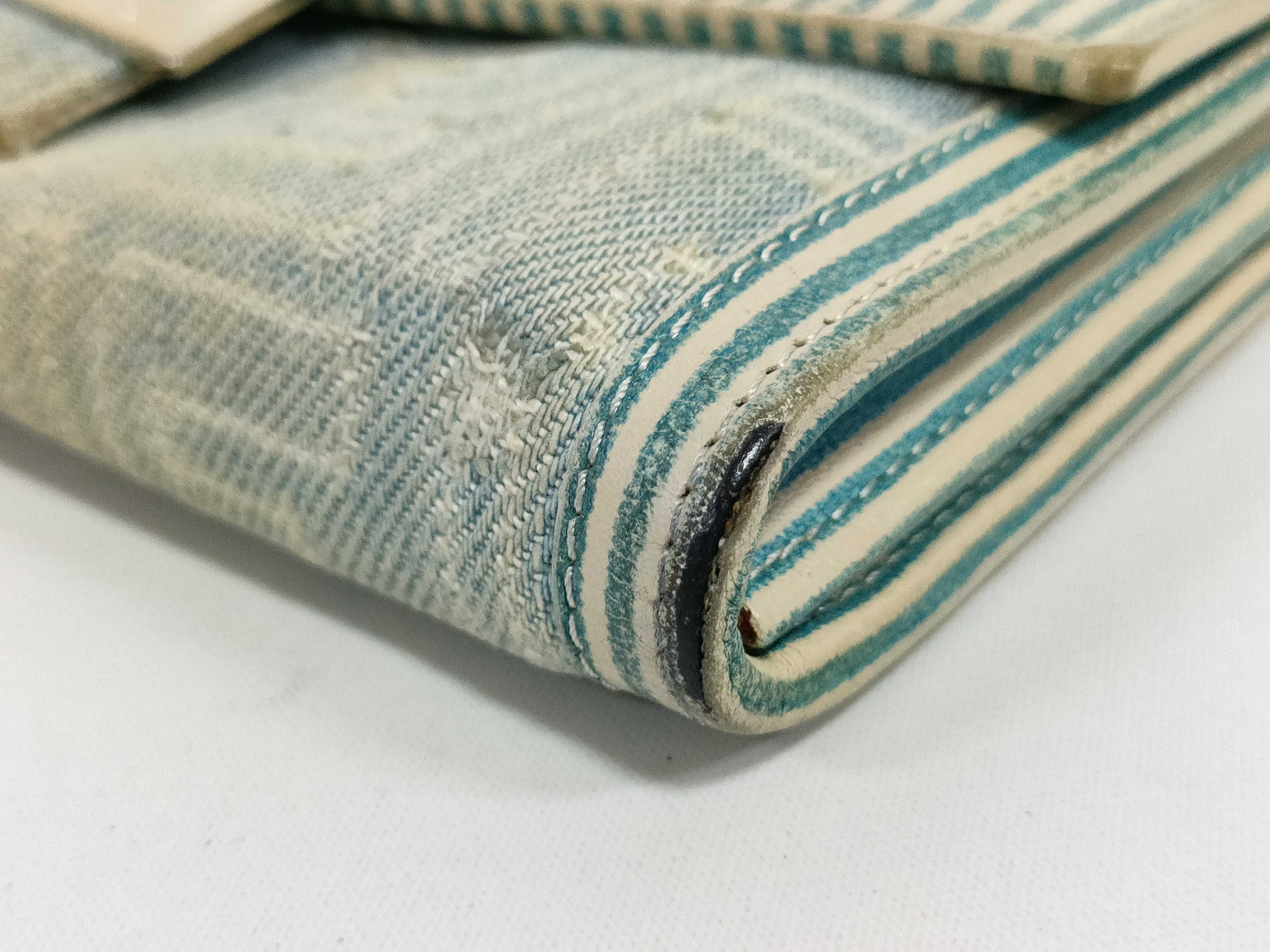 Mamma Long Wallet, Denim, Zucca Pattern — view 5