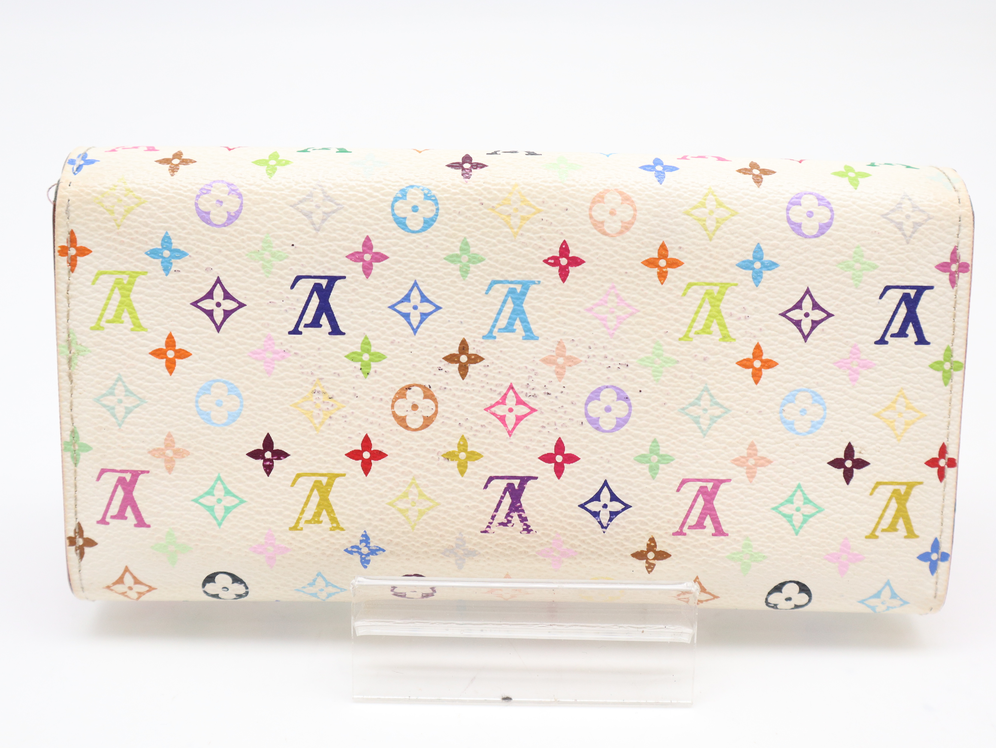 M93744 Monogram Multicolor Portefeuille Sarah Blanc Wallet — view 2
