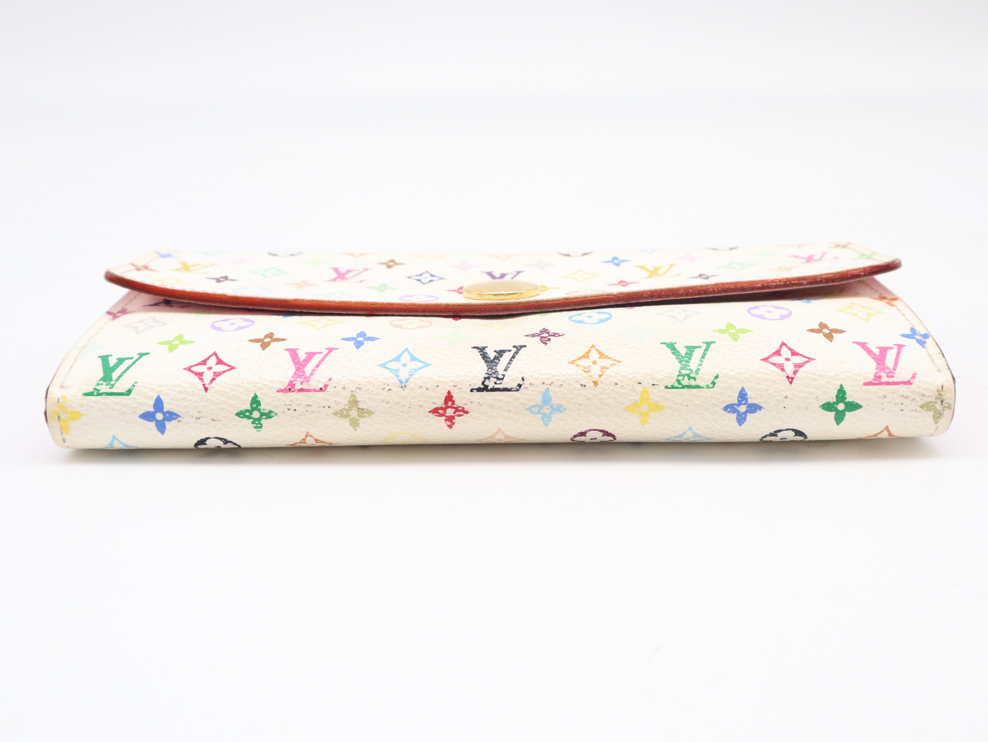 M93744 Monogram Multicolor Portefeuille Sarah Blanc Wallet — view 3