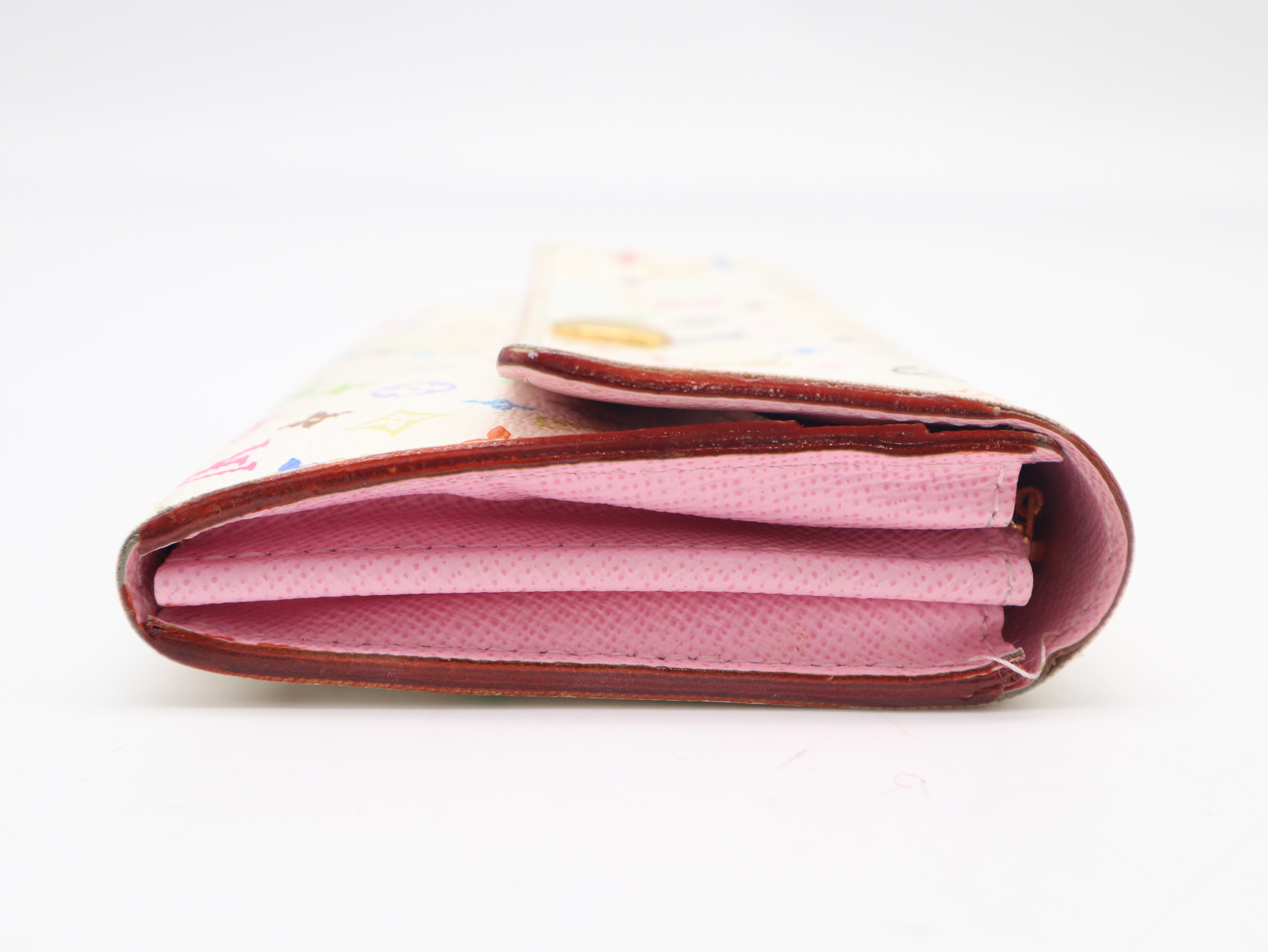 M93744 Monogram Multicolor Portefeuille Sarah Blanc Wallet — view 5