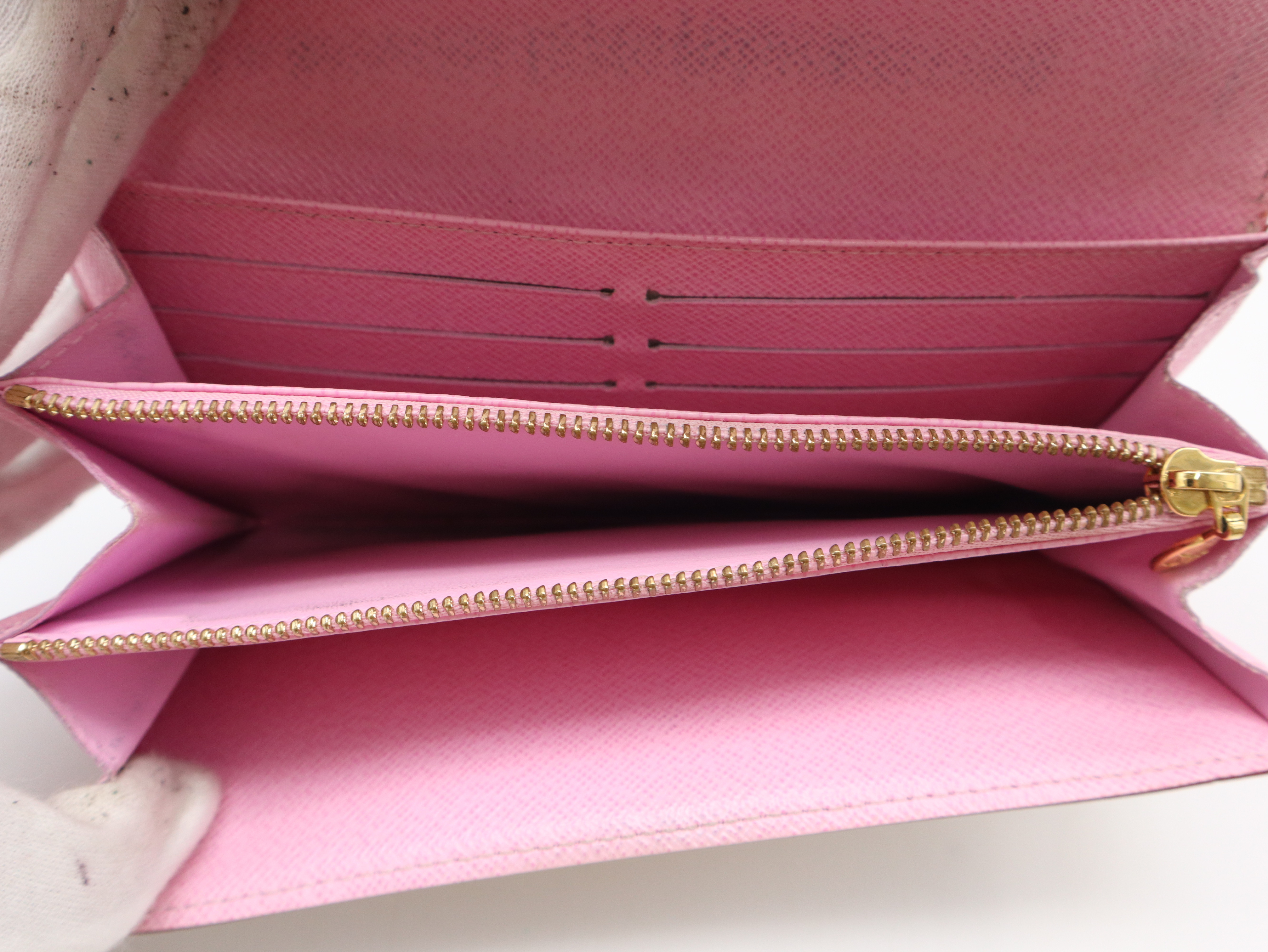 M93744 Monogram Multicolor Portefeuille Sarah Blanc Wallet — view 9