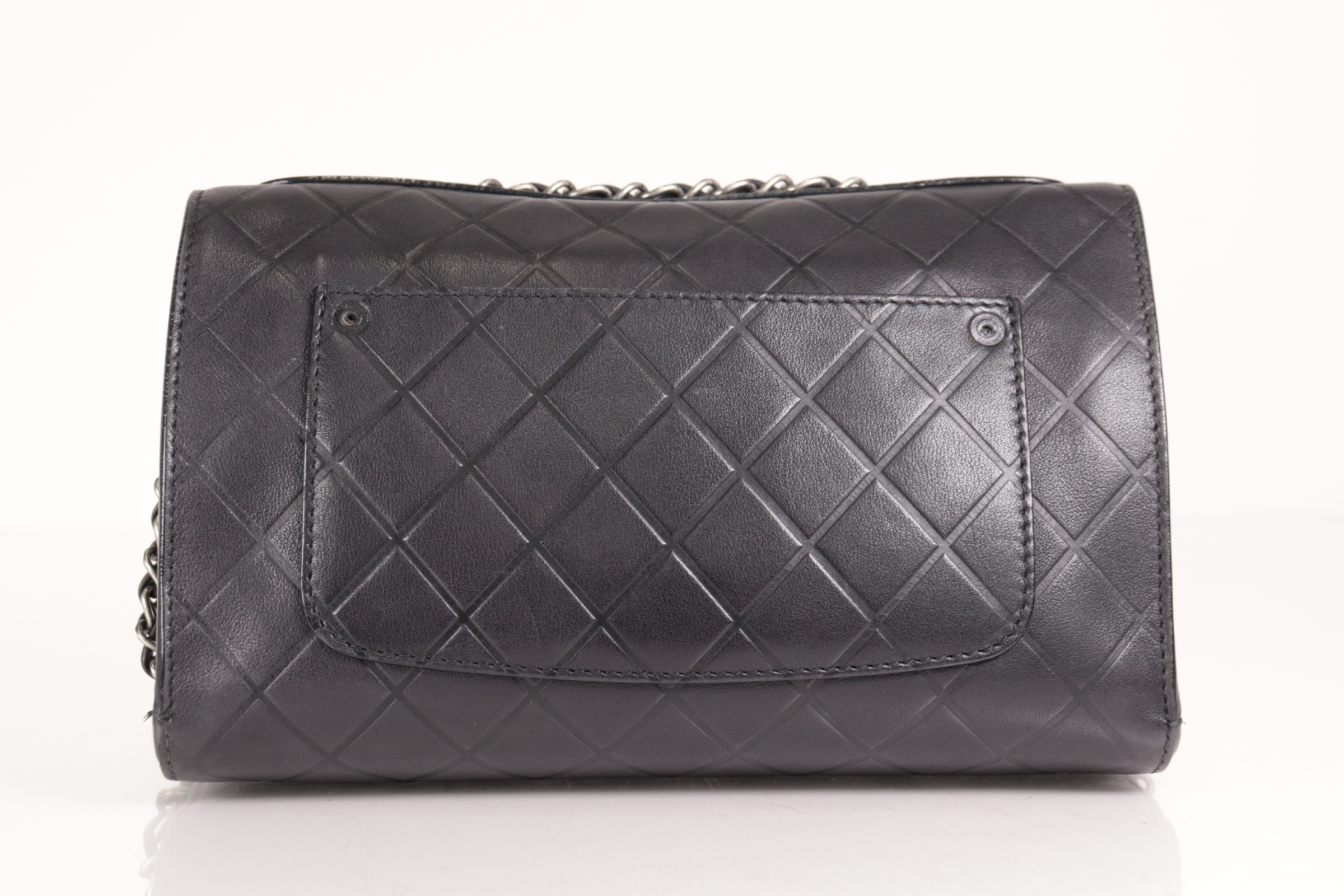 Turnlock Lambskin Chain Shoulder Bag (Serial Number 22) — view 3