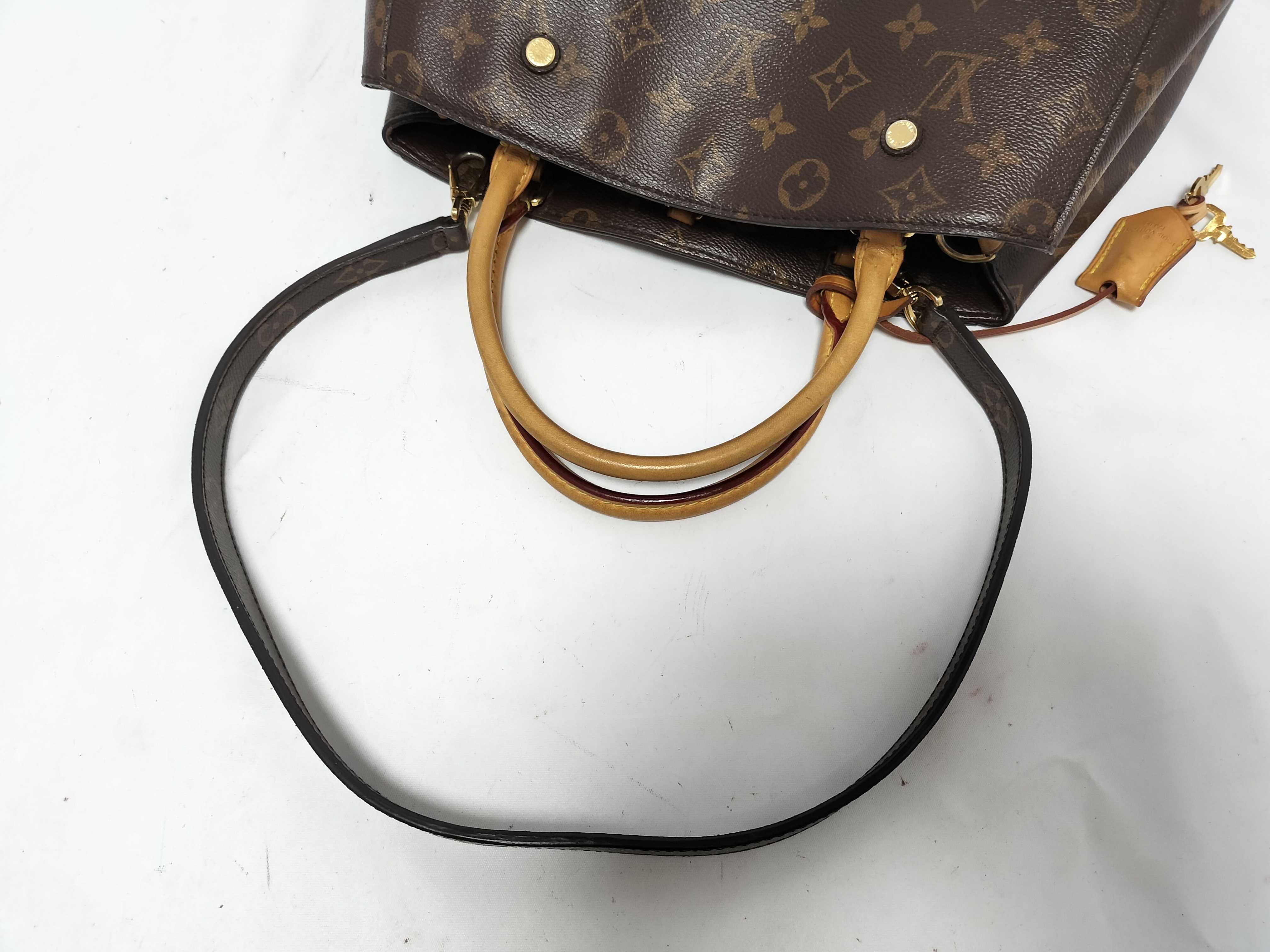Monogram Montaigne 2-Way Handbag Shoulder Bag — view 3