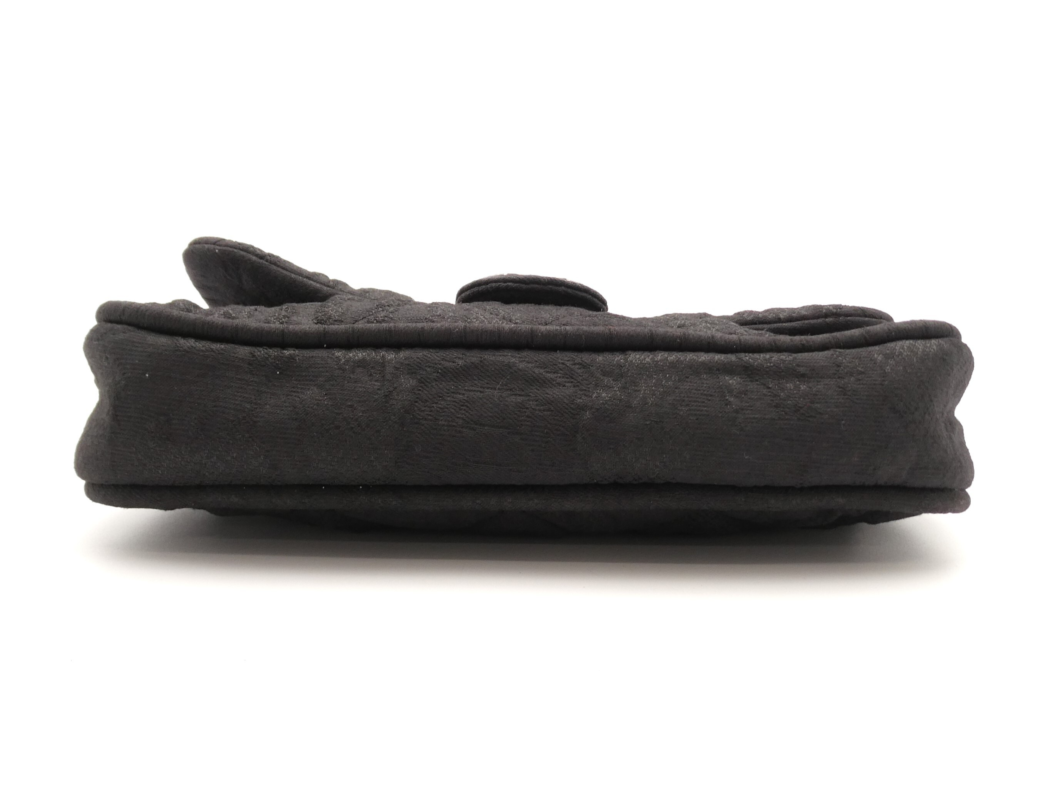 Matelassé Coated Canvas Coco Mark Double Chain Shoulder Bag — view 5