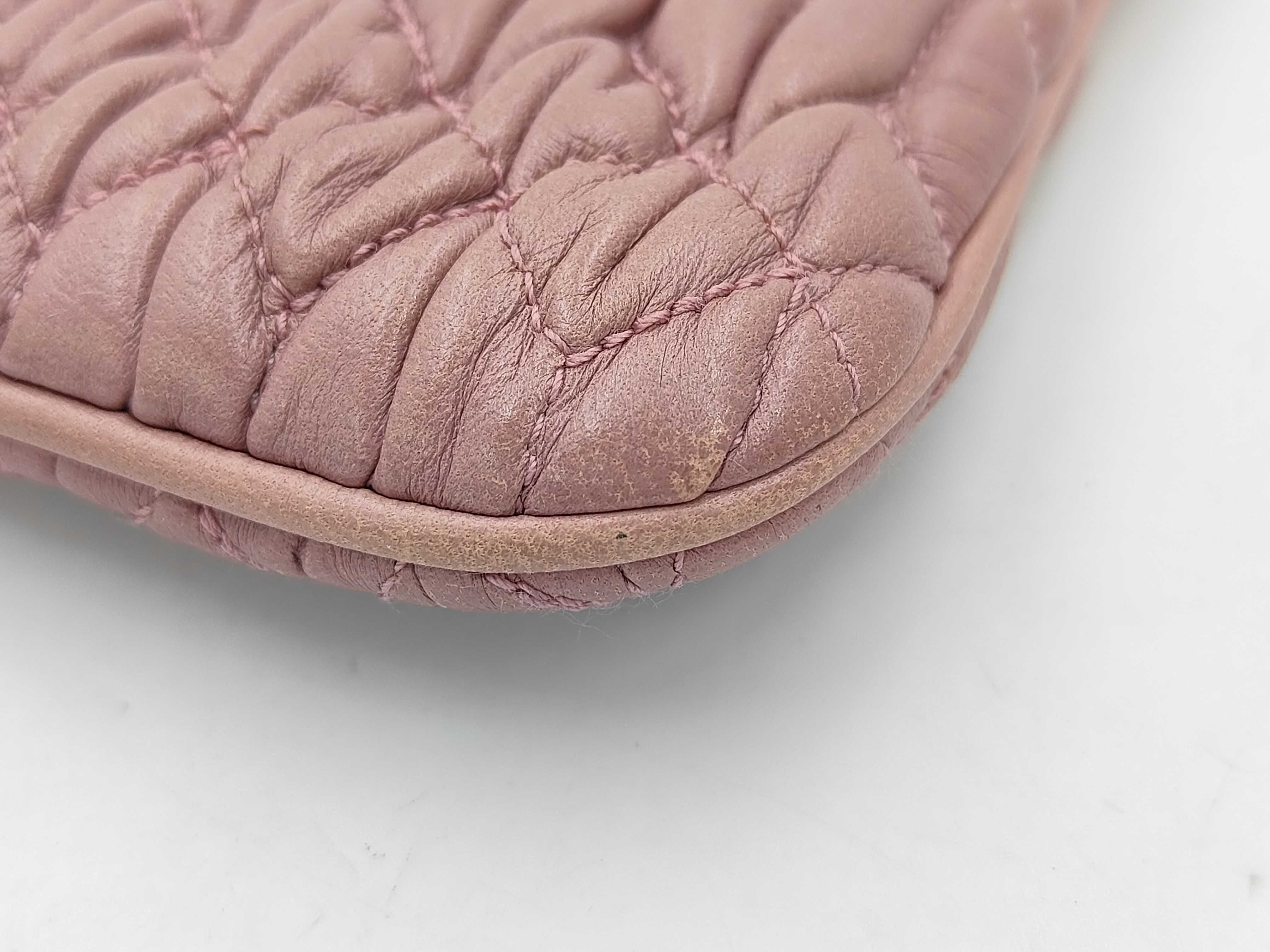Matelassé Leather Pouch — view 4