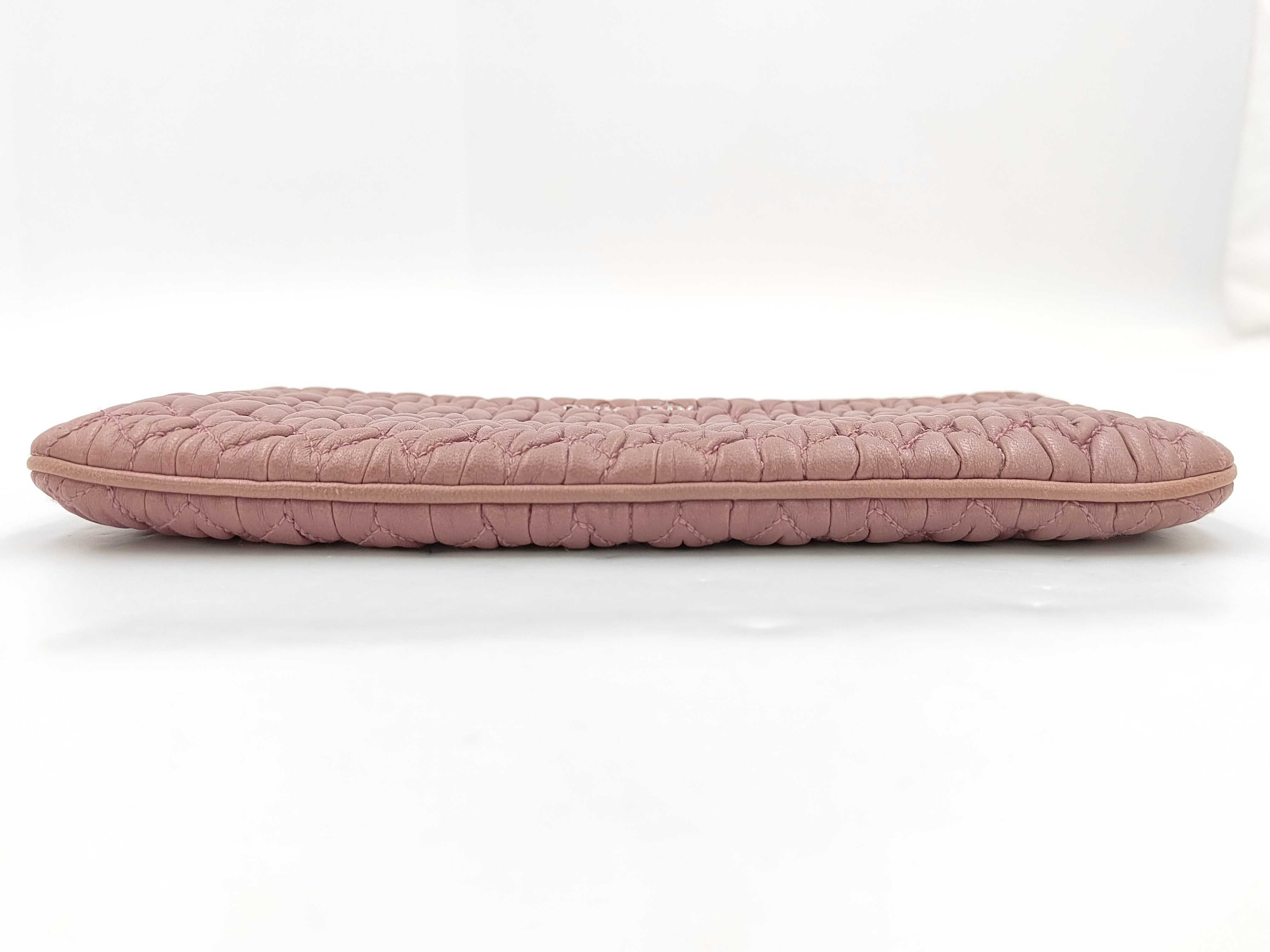 Matelassé Leather Pouch — view 5