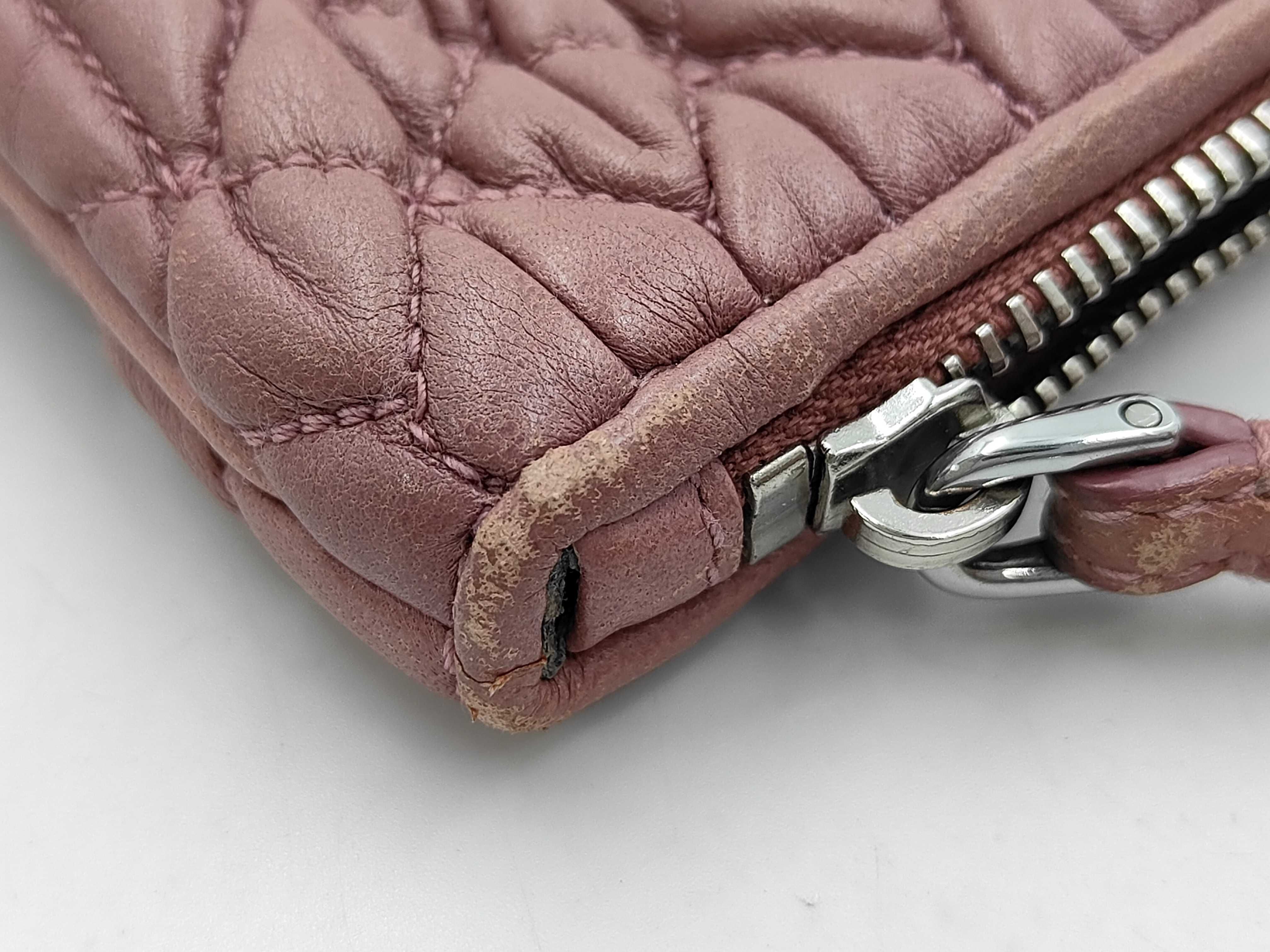 Matelassé Leather Pouch — view 9