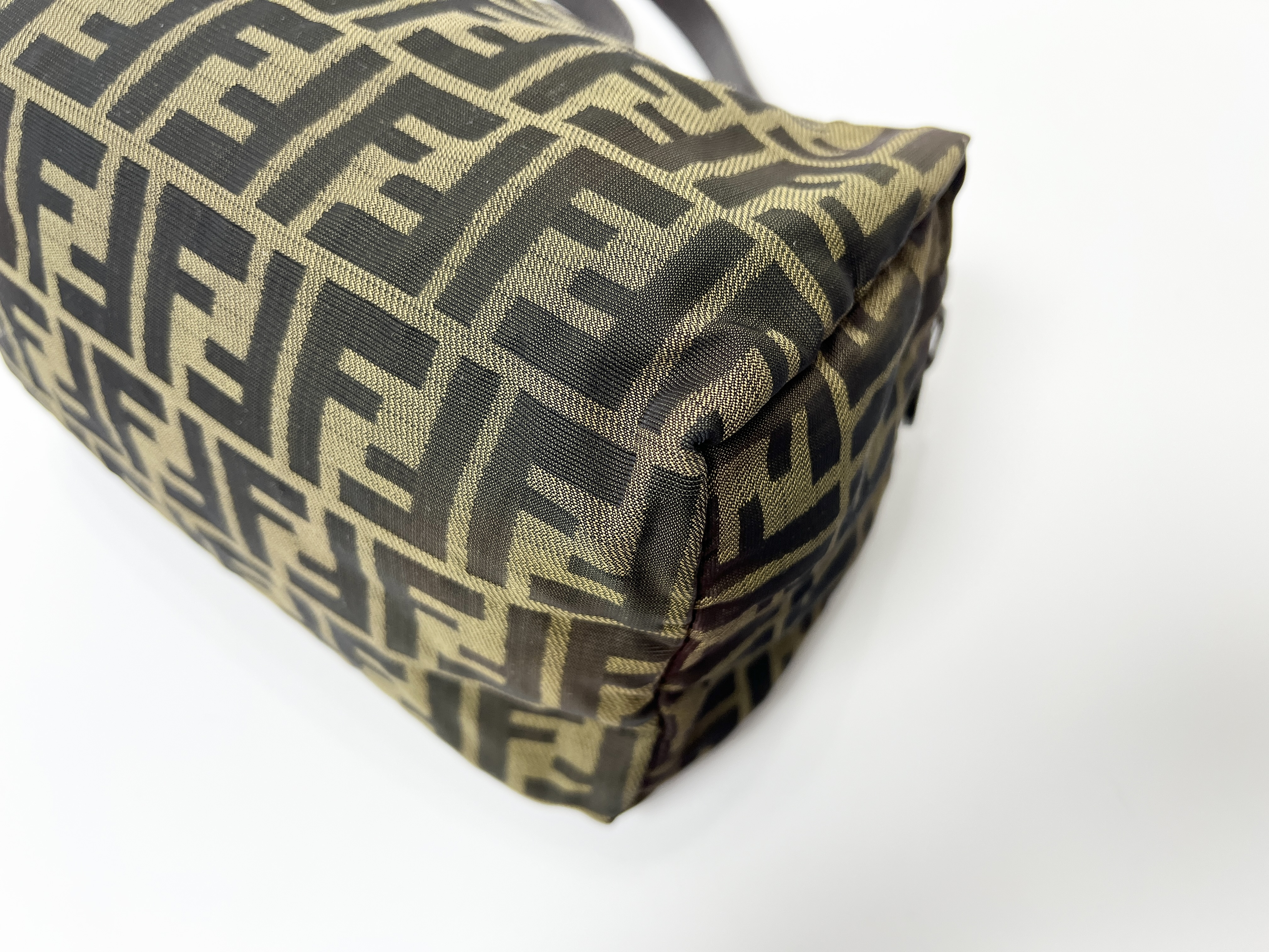 Zucca Canvas Leather Accessory Pouch Handbag — view 7