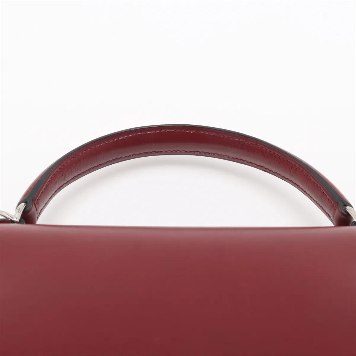 [Individually wrapped] Hermes Kelly 32 Serie Box Calf Rouge Ash Gold Hardware E:2001 — view 6