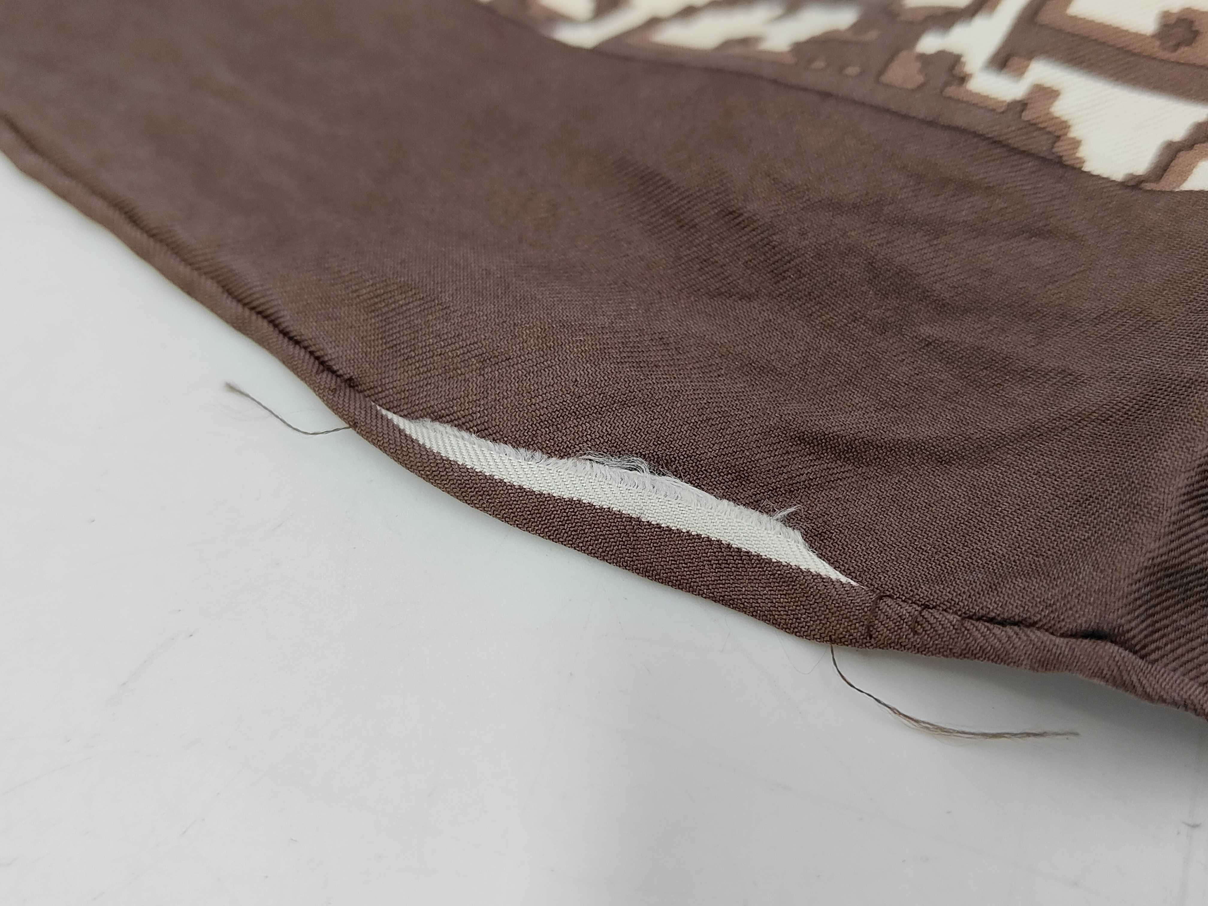 Trotter Silk Scarf, Brown, Other Accessories — view 4